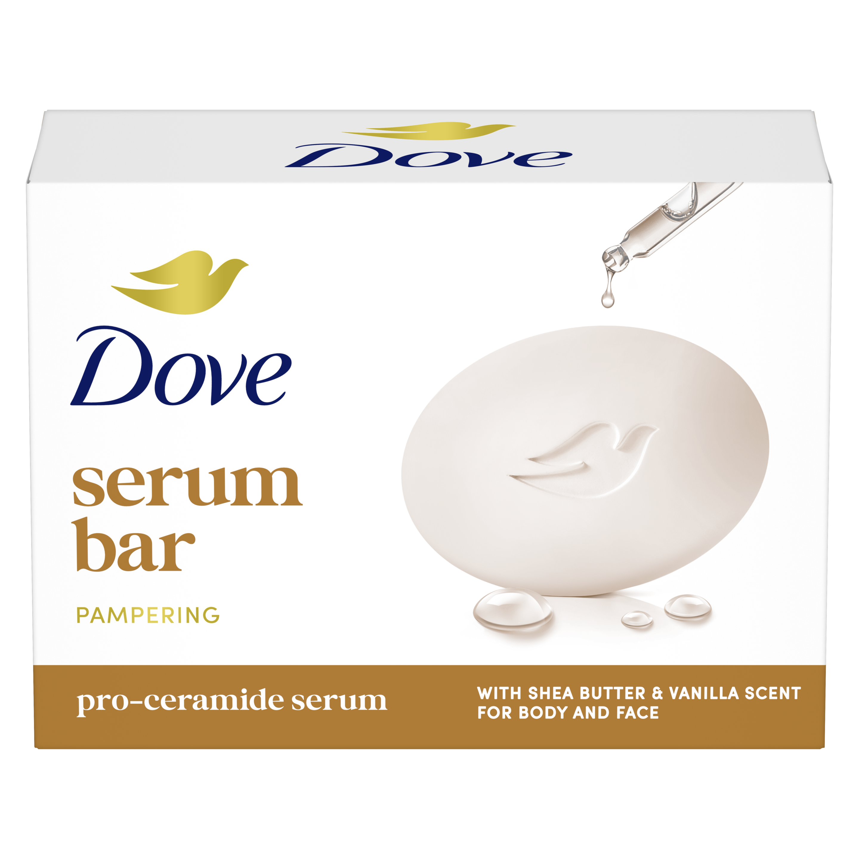 Dove Pro-Ceramide Serum Bar Pampering 90gr packshot