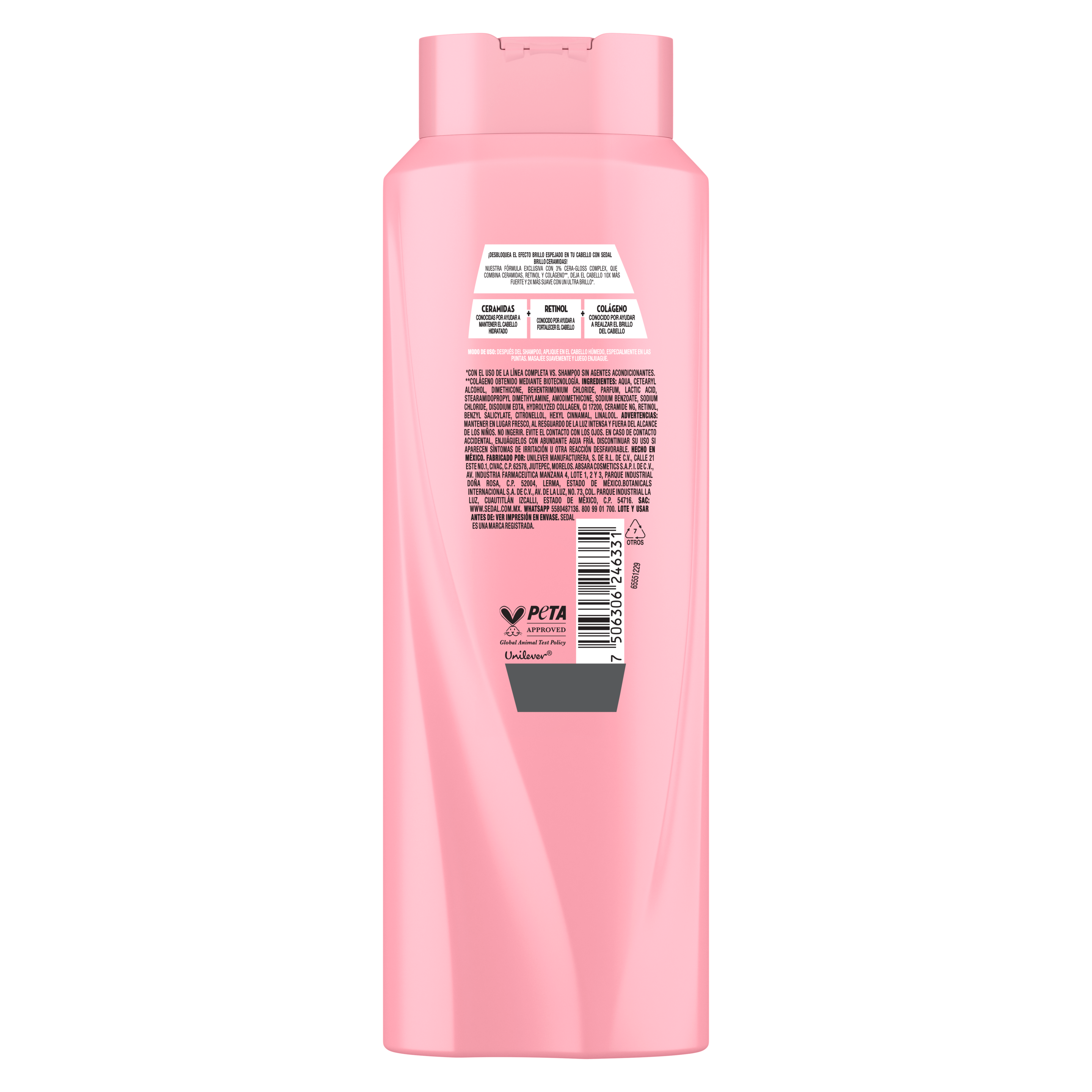 Tratamiento Acondicionador Sedal Ceramidas 620ml