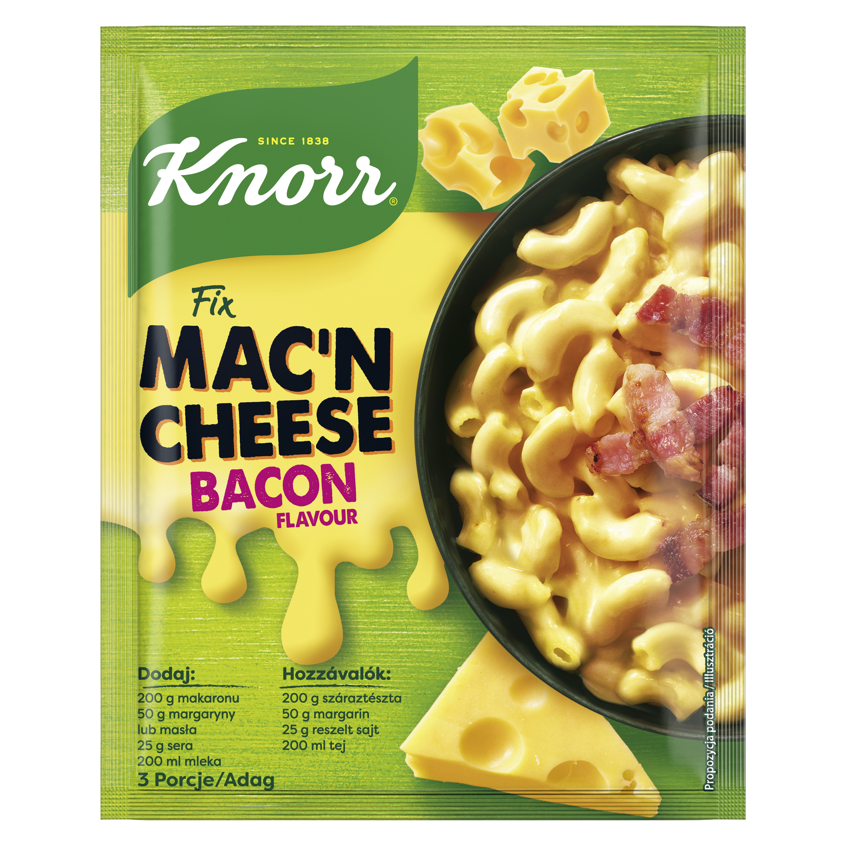 Knorr Mac'n Cheese Bacon alap