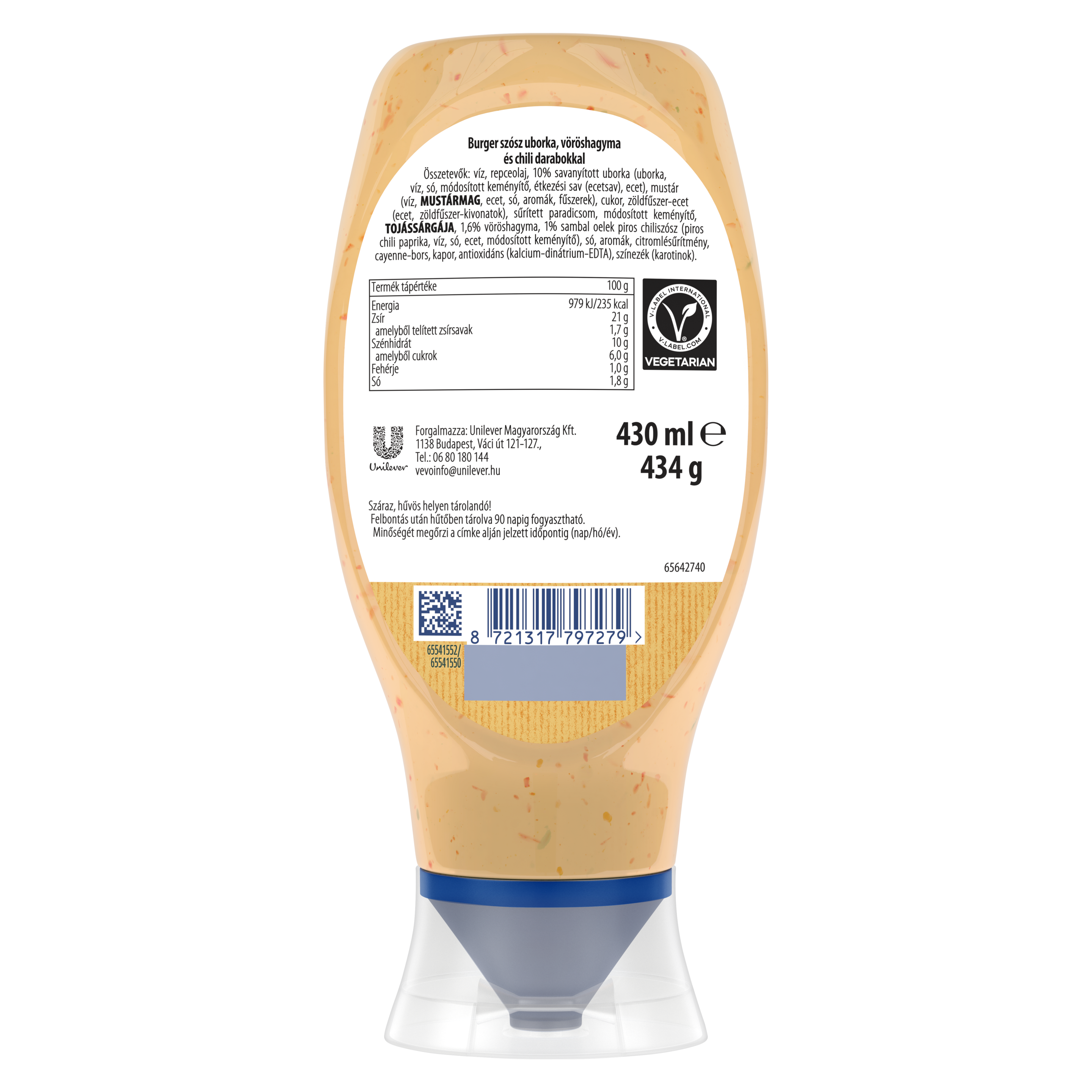 HELLMANN’S Chunky Burger szósz XL 434g