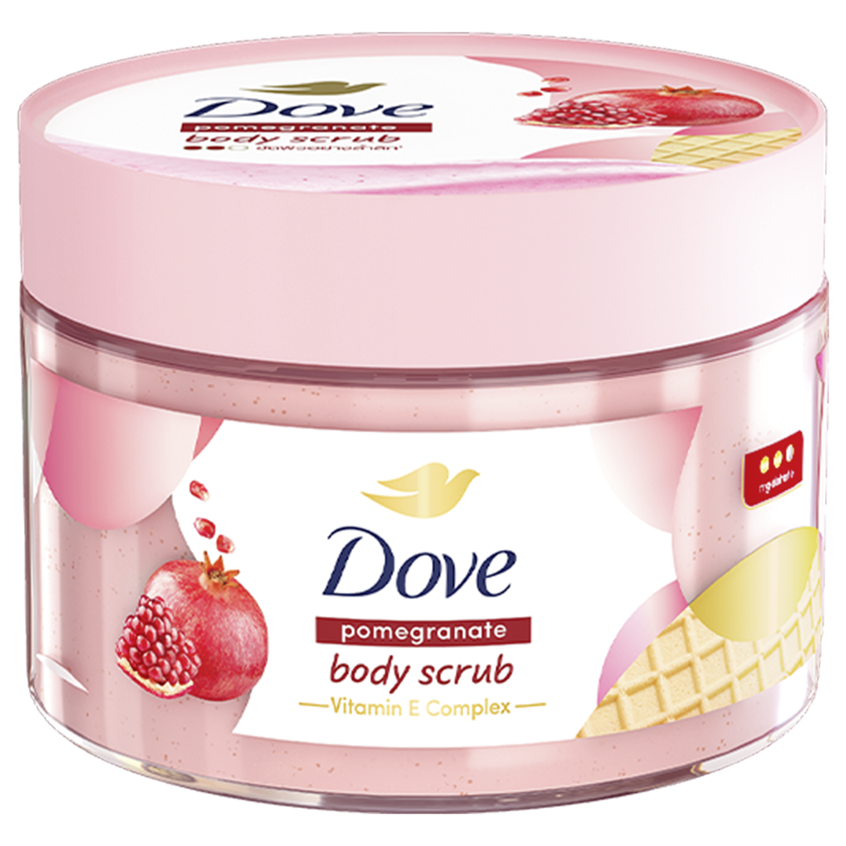 Ice Cream Scrub Viral Pomegranate packshot