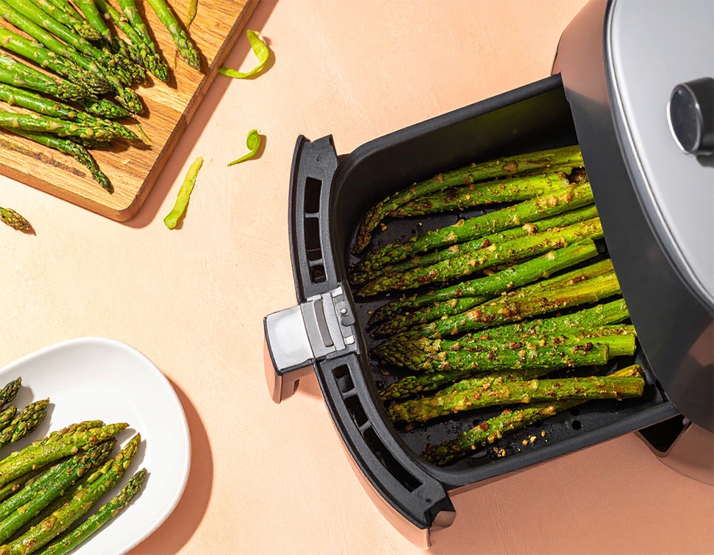 Cheesy Spargel im Air Fryer 10 Min  recipe