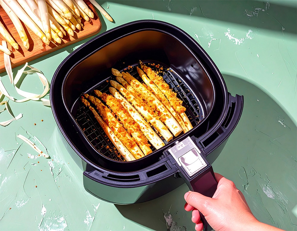 Crispy Spargel im Air Fryer 20 Min  recipe