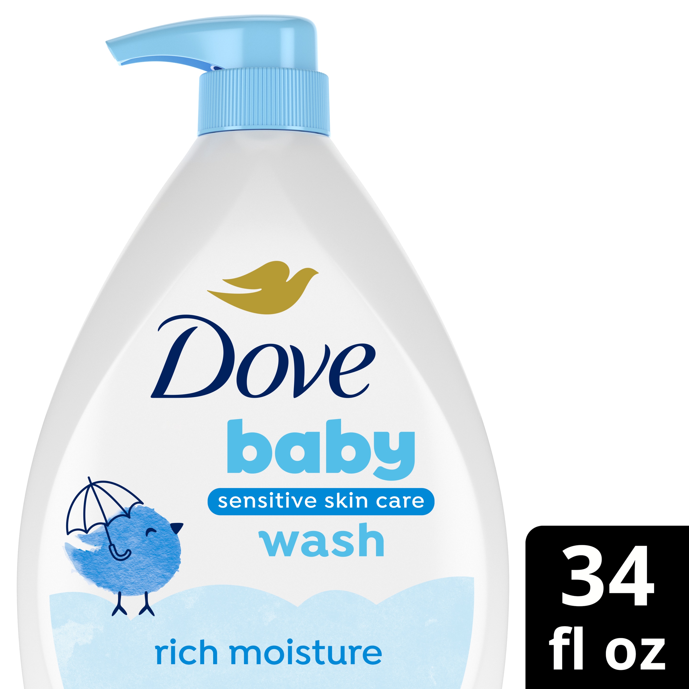 Baby Dove Rich Moisture Tip to Toe Wash 34 oz