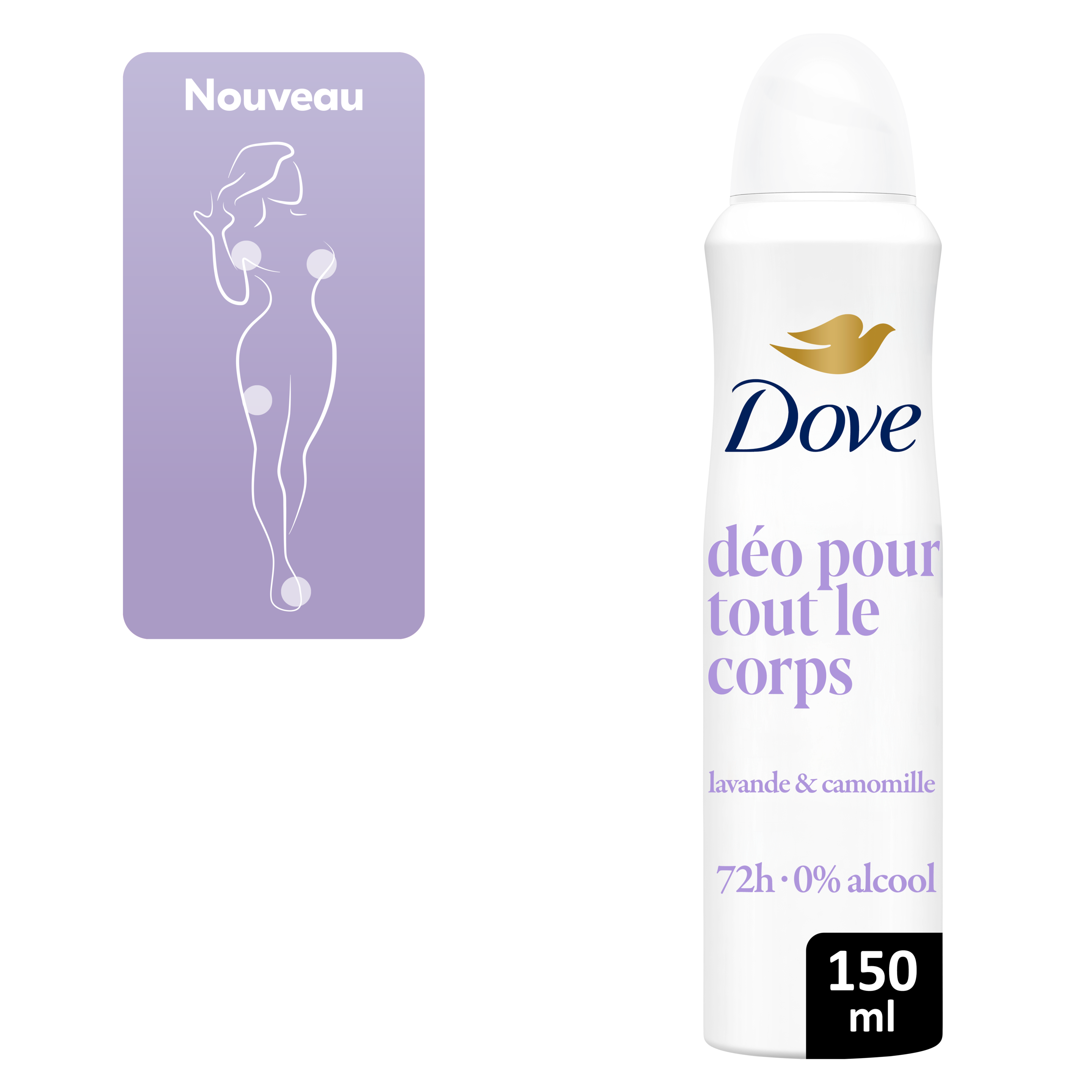 Déodorant pour tout le corps Lavande & Camomille pray 150ml