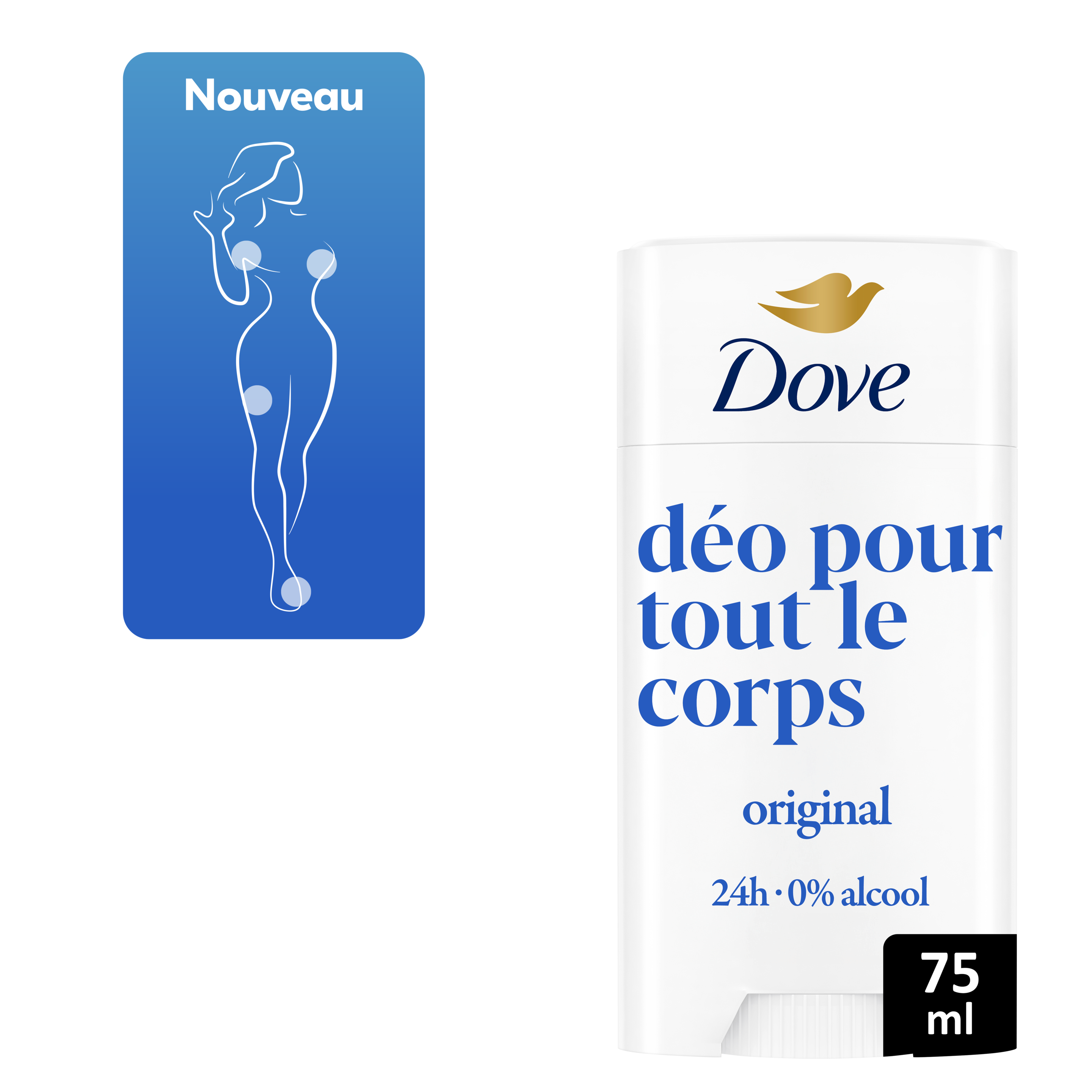 Déodorant pour tout le corps Original stick 75ml
