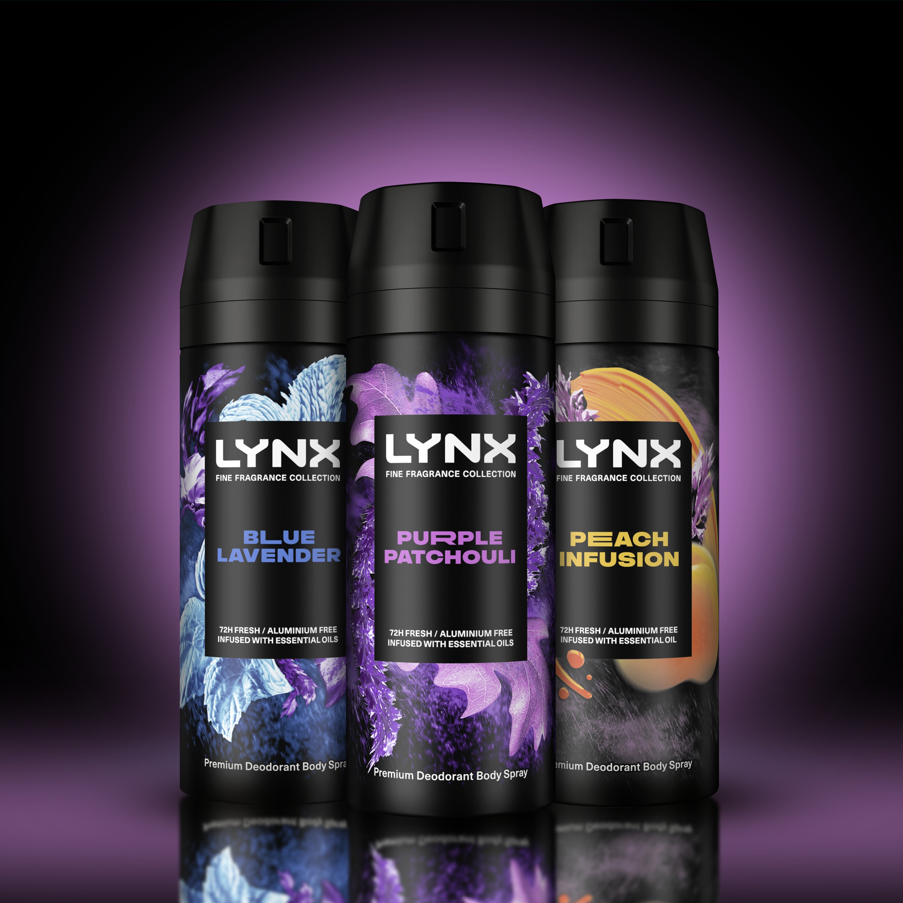 Lynx Fine Fragrance Product Range 