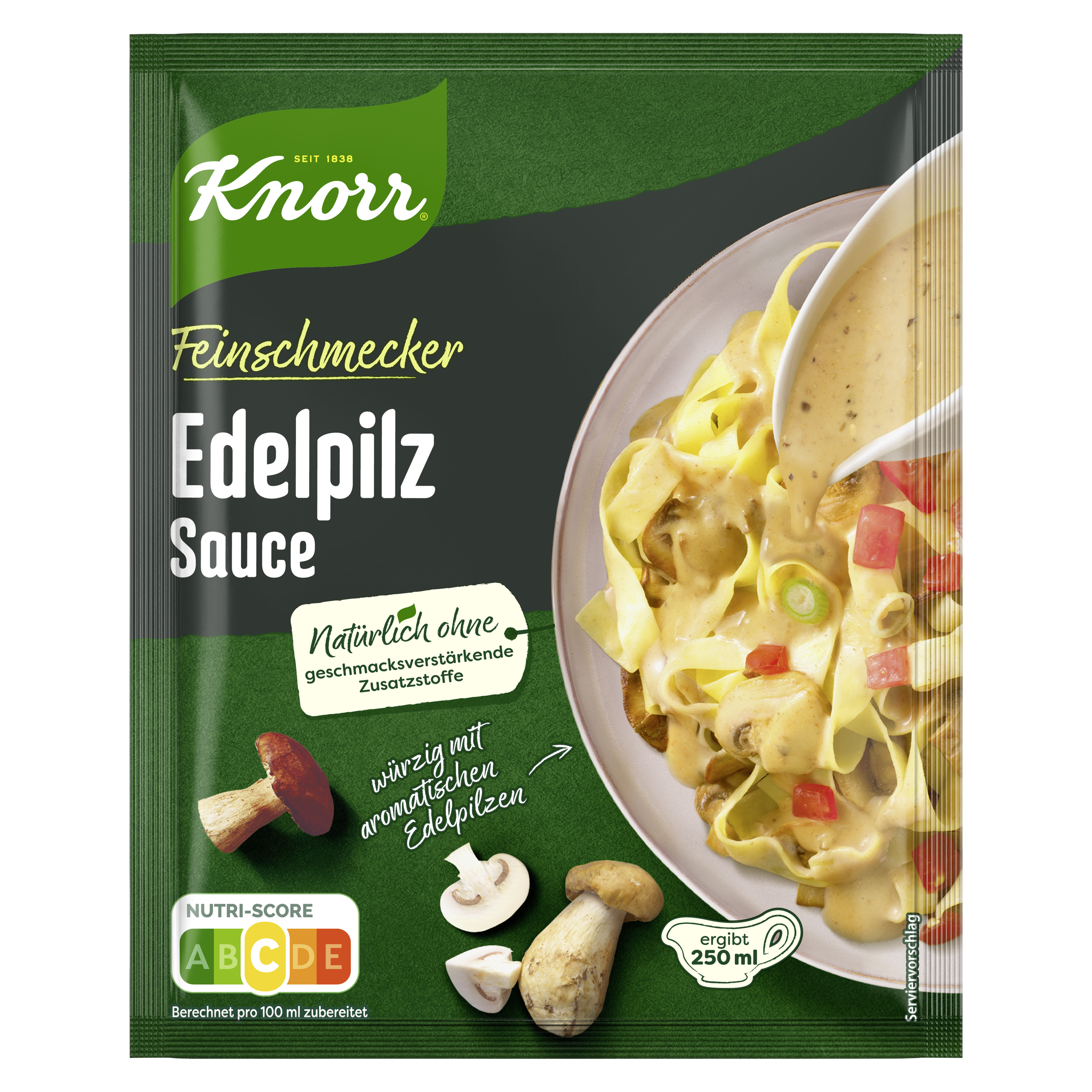 Knorr Feinschmecker Edelpilz Sauce ergibt 250 ml packshot