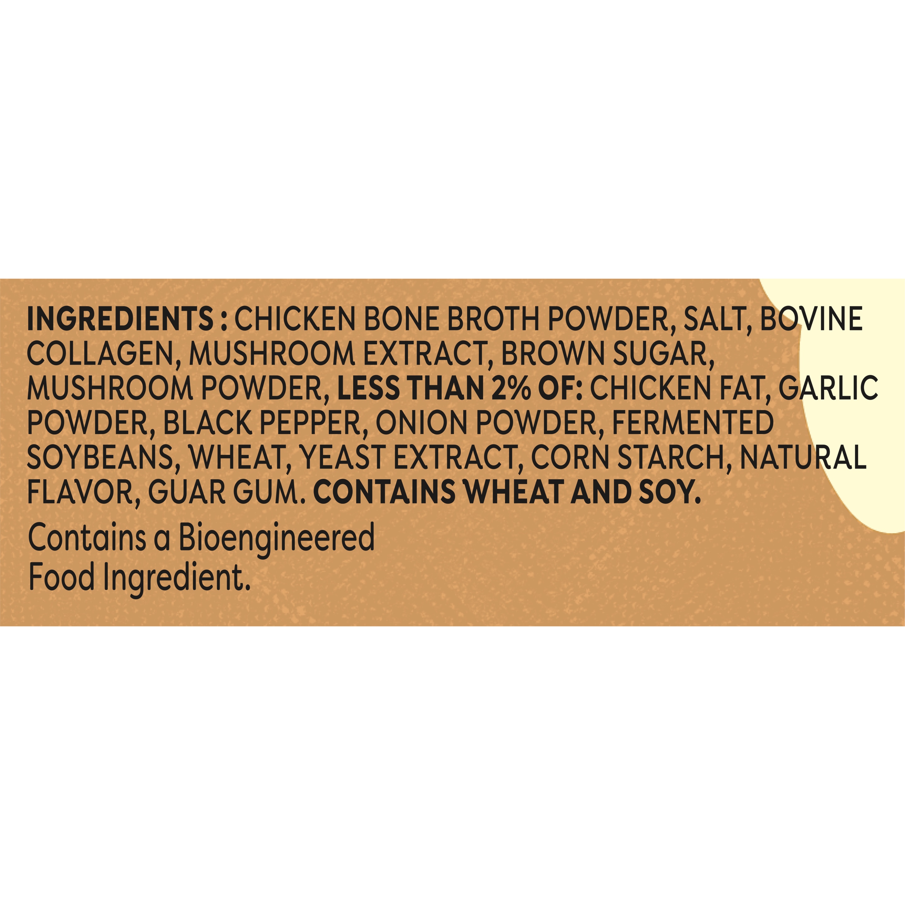 Knorr Mushroom Bone Broth  ingredients