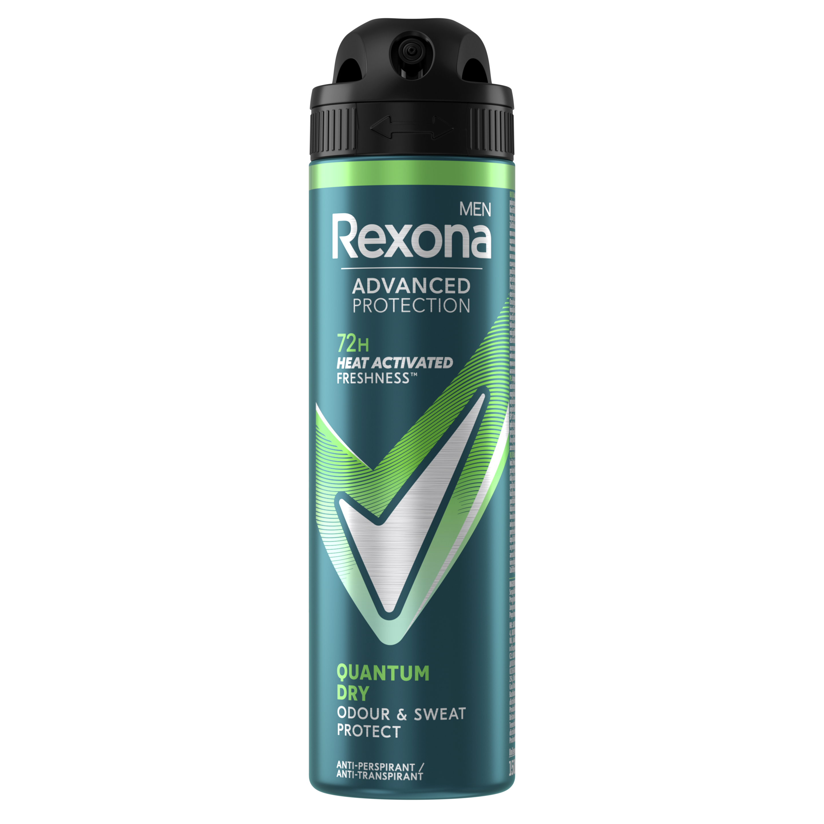 Rexona Men Advanced Protection Quantum Dry izzadásgátló aeroszol 150 ml packshot