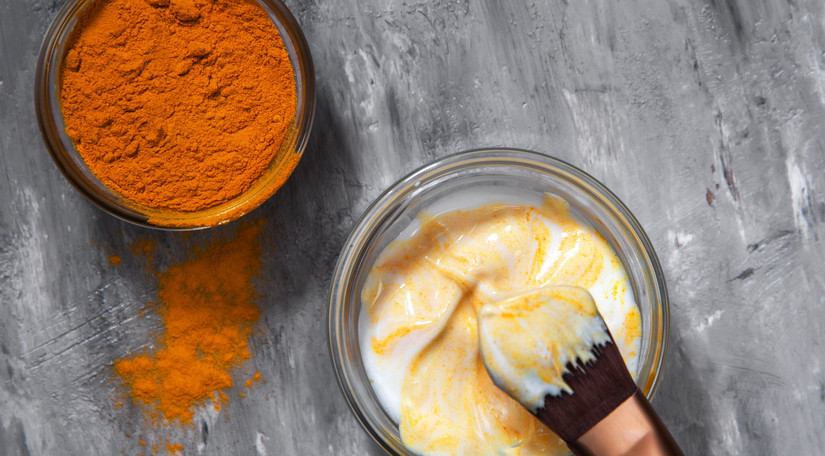 2. Turmeric and Yogurt Brightening Mask