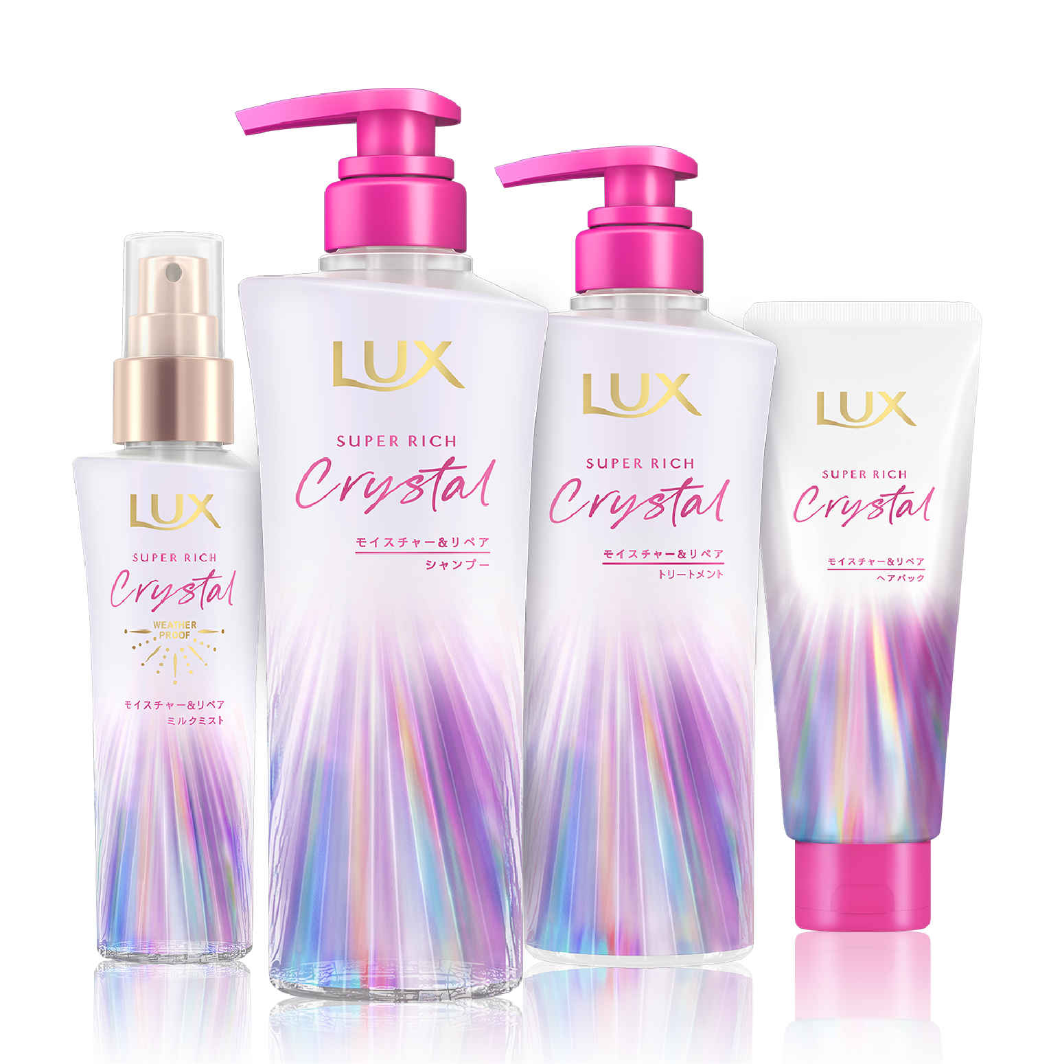 banner showing product line-up