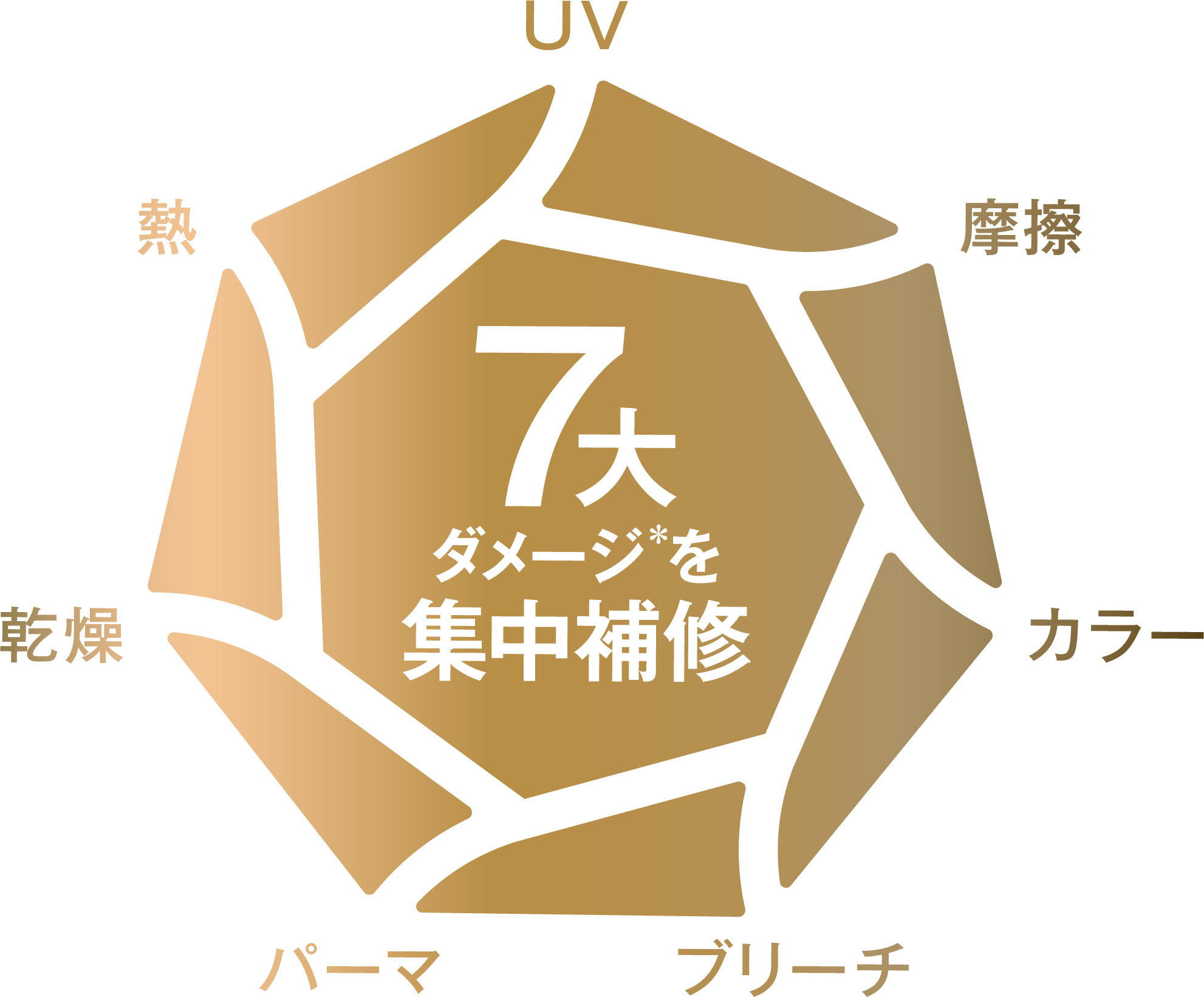 Campaign banner suggests the proportion of people who understand the hair concern