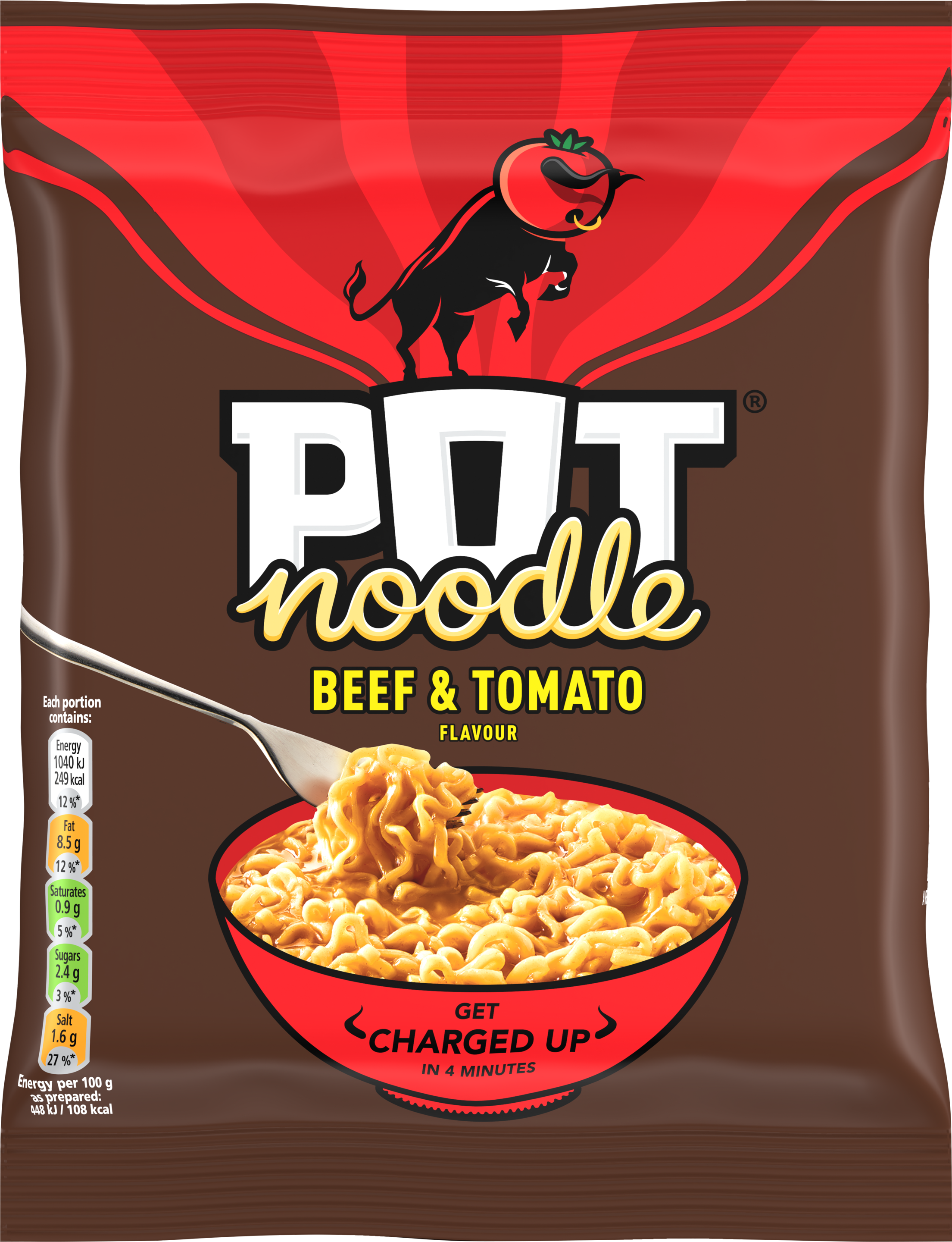 Pot Noodle Original Curry Instant Noodles Block 114 g