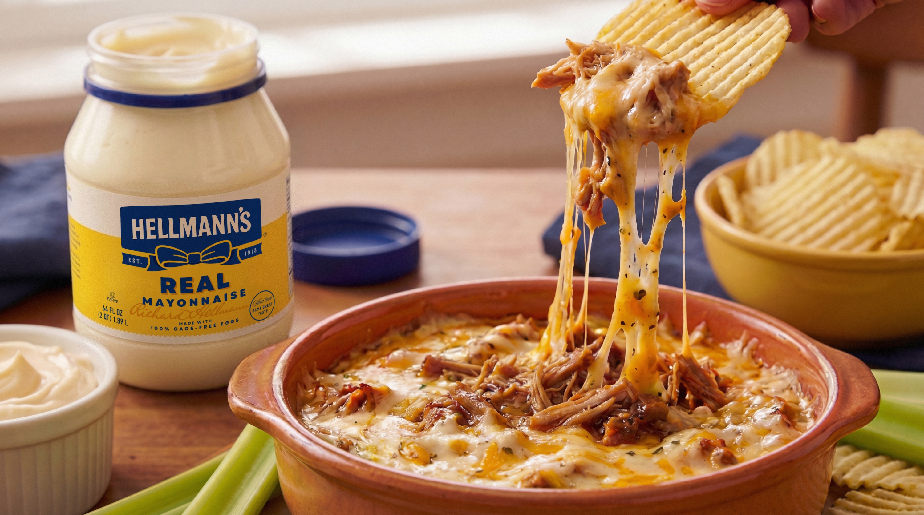 Hellmann's Pulled Pork Dip Recipe