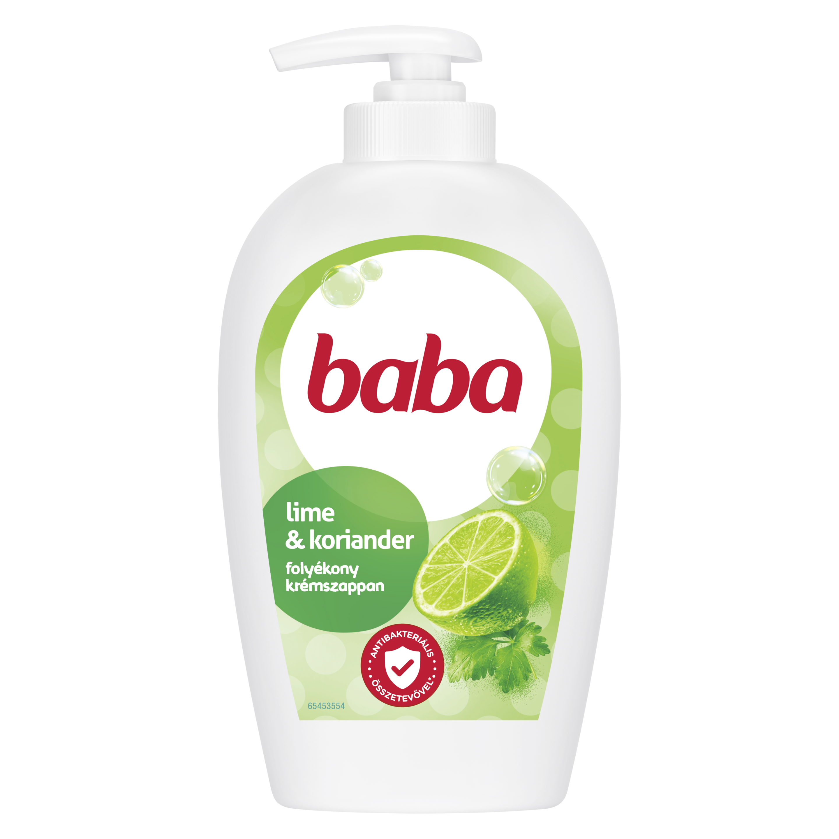 Baba folyékony szappan antibakteriális* lime 250 ml packshot