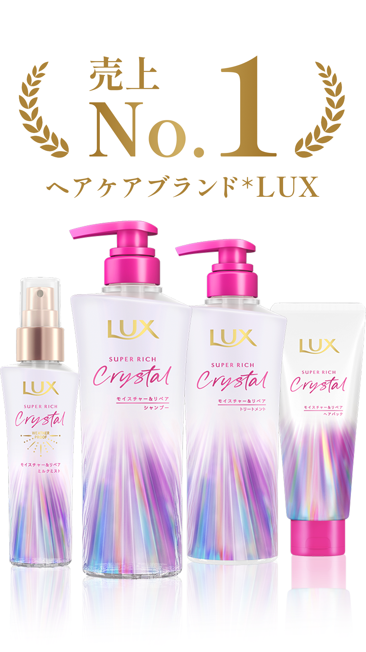 売上No1ヘアケアブランドLUX