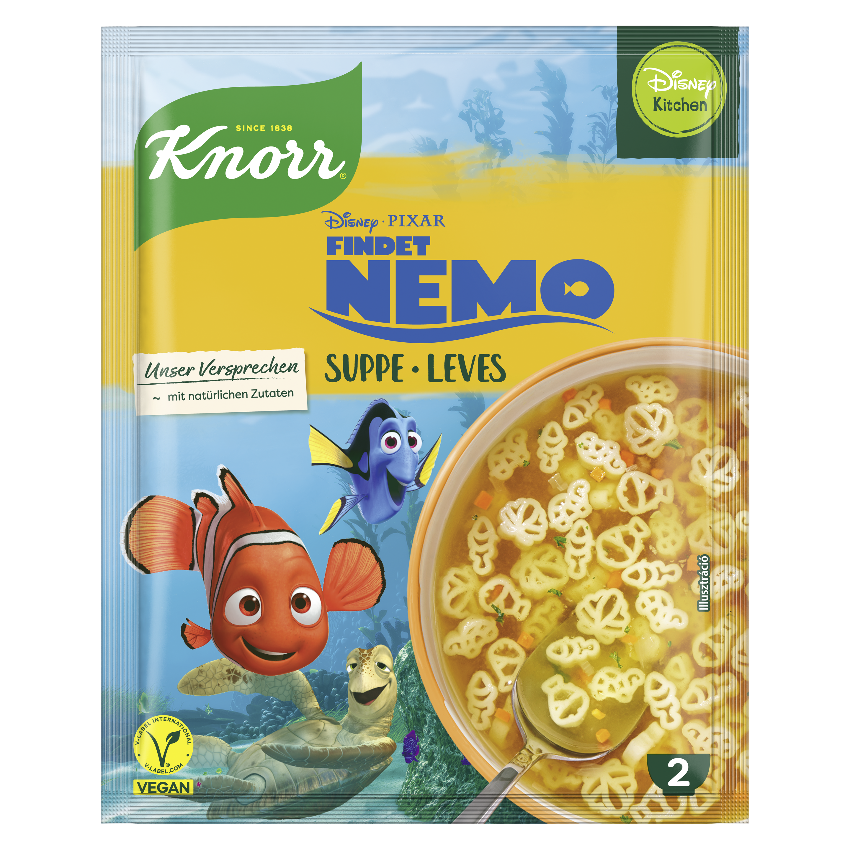 Knorr Disney Nemo Suppe 2 Portionen 40g packshot