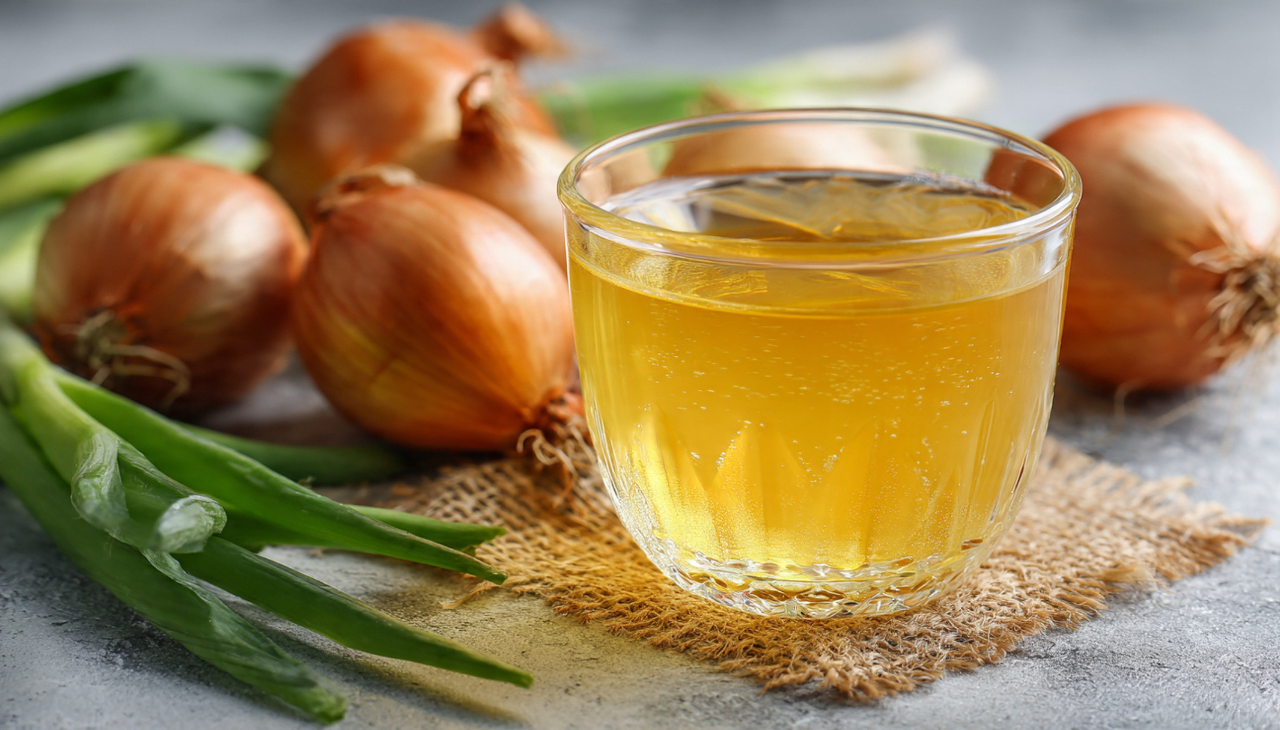 6. Onion Juice Hair Mask