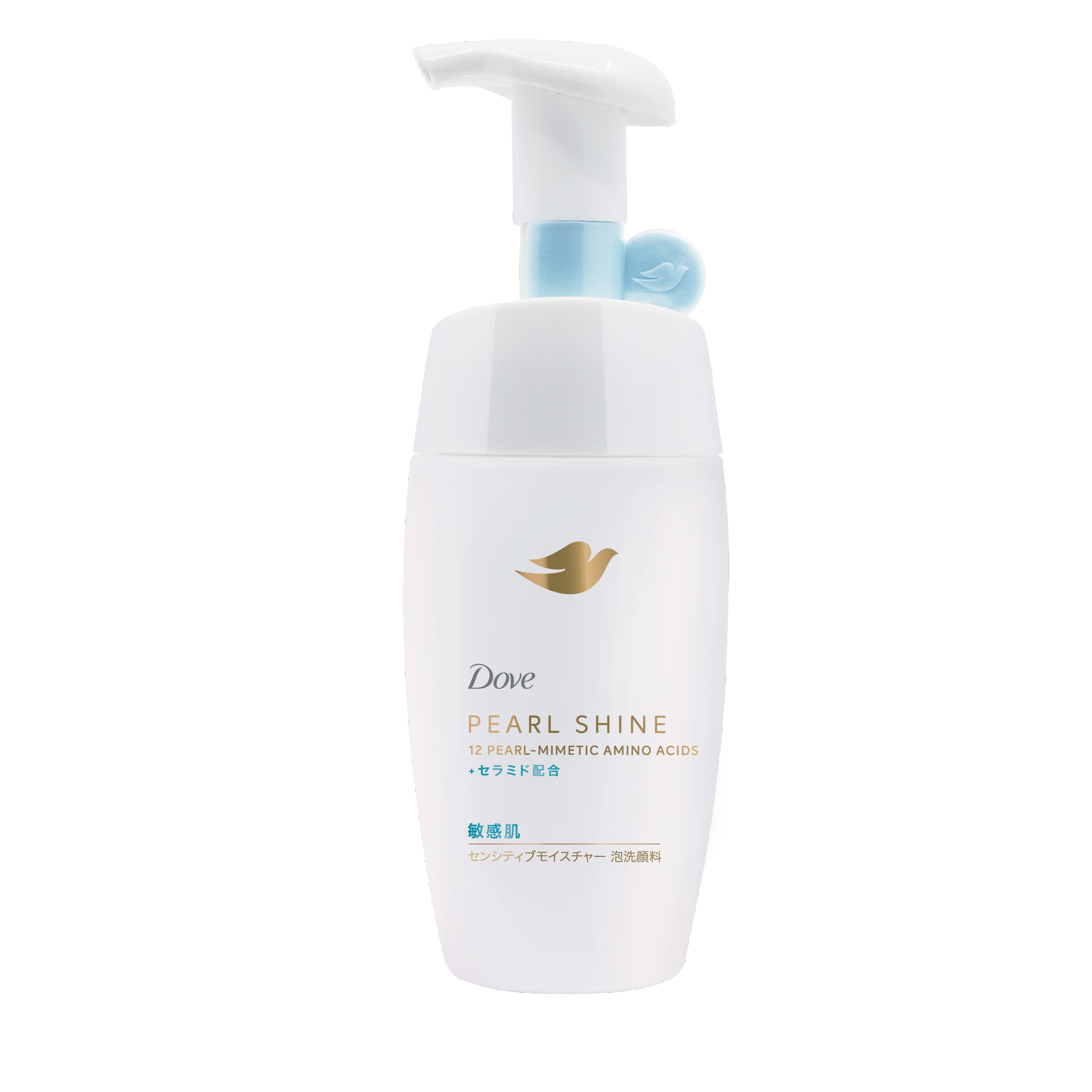 ダヴ　パールシャイン　敏感肌　センシティブモイスチャー　泡洗顔料　ポンプ 170ml packshot