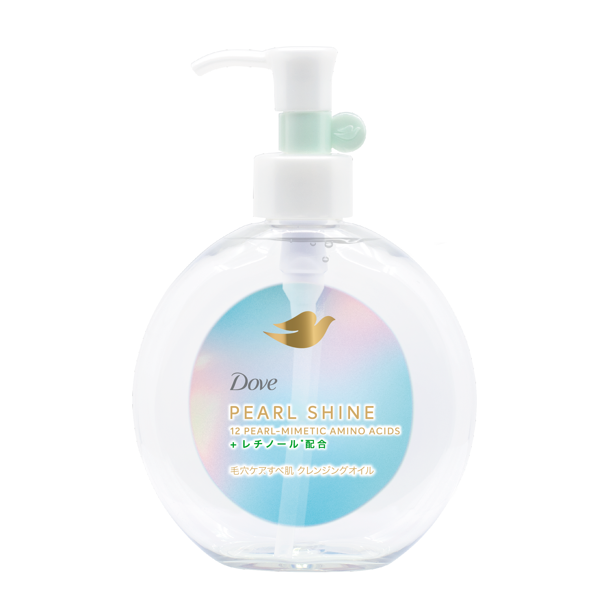 ダヴ　パールシャイン　毛穴ケアすべ肌　クレンジングオイル　ポンプ 170ml packshot