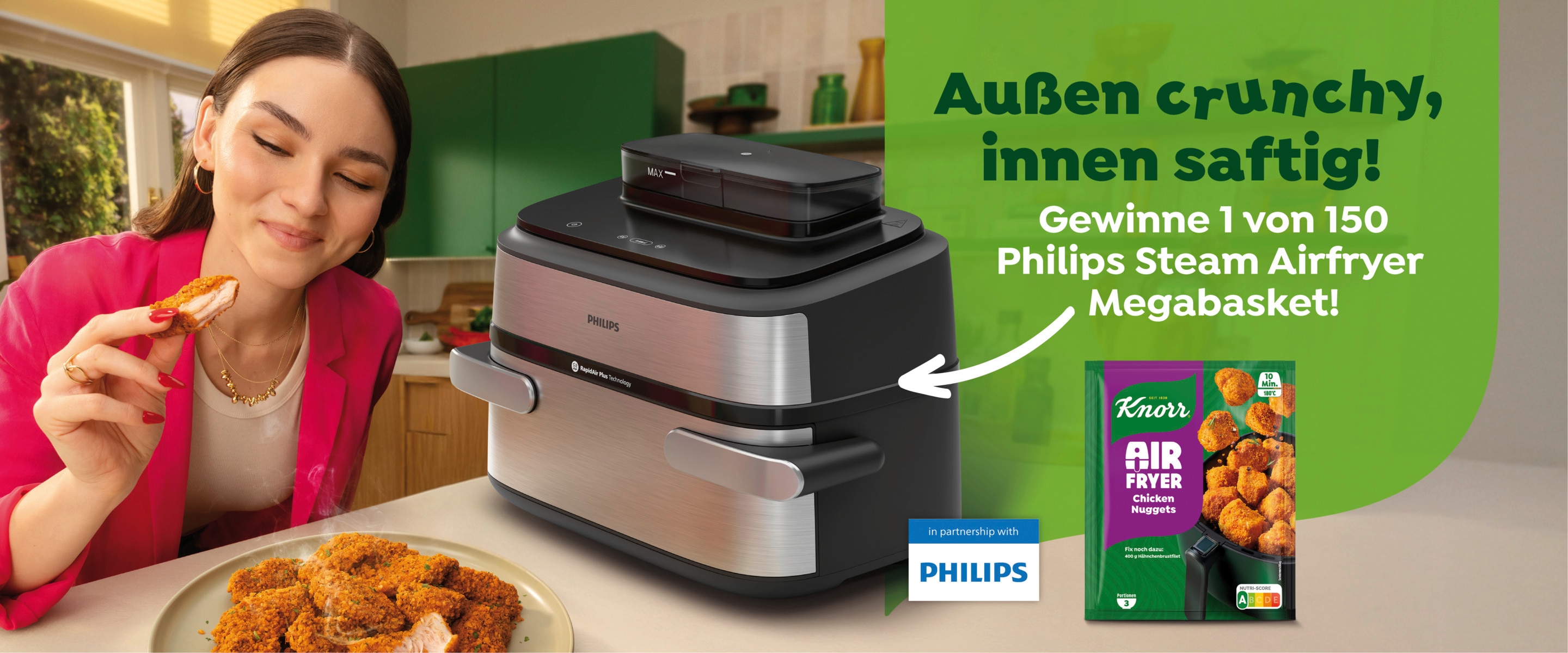Knorr & Philips: Air Fryer Gewinnspiel