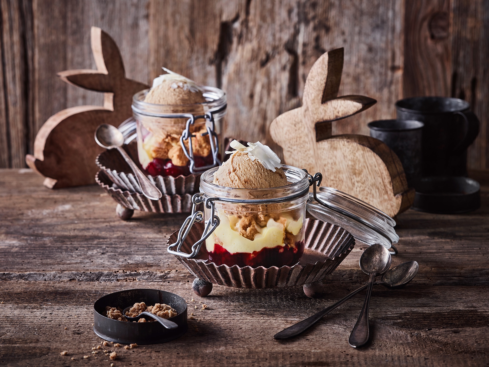 Vanilla Cherry Crumble