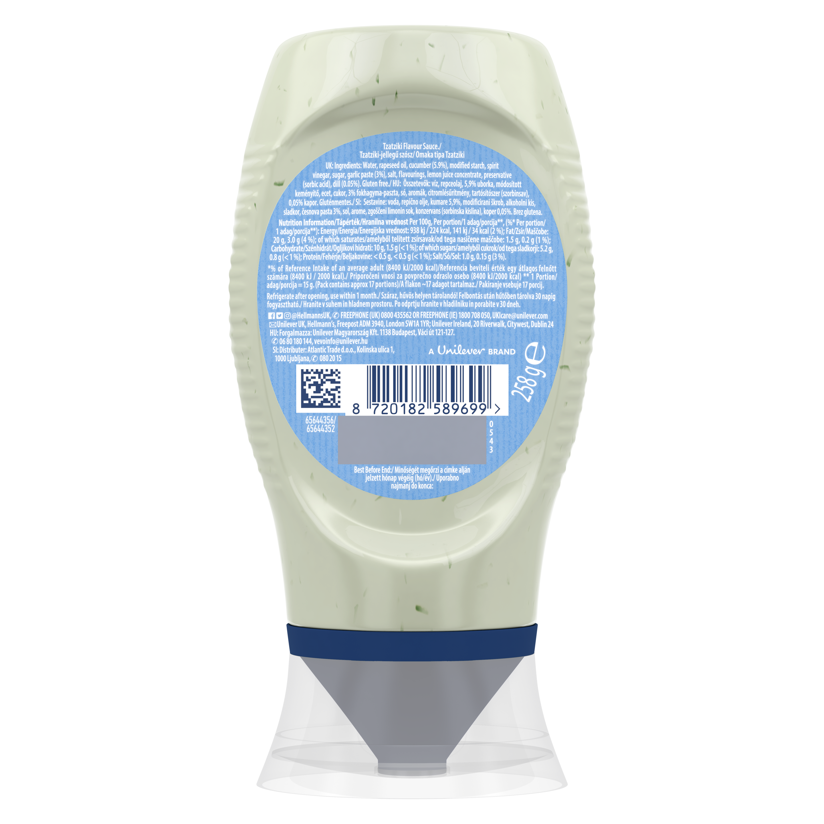 HELLMANN'S Tzatziki-jellegű szósz