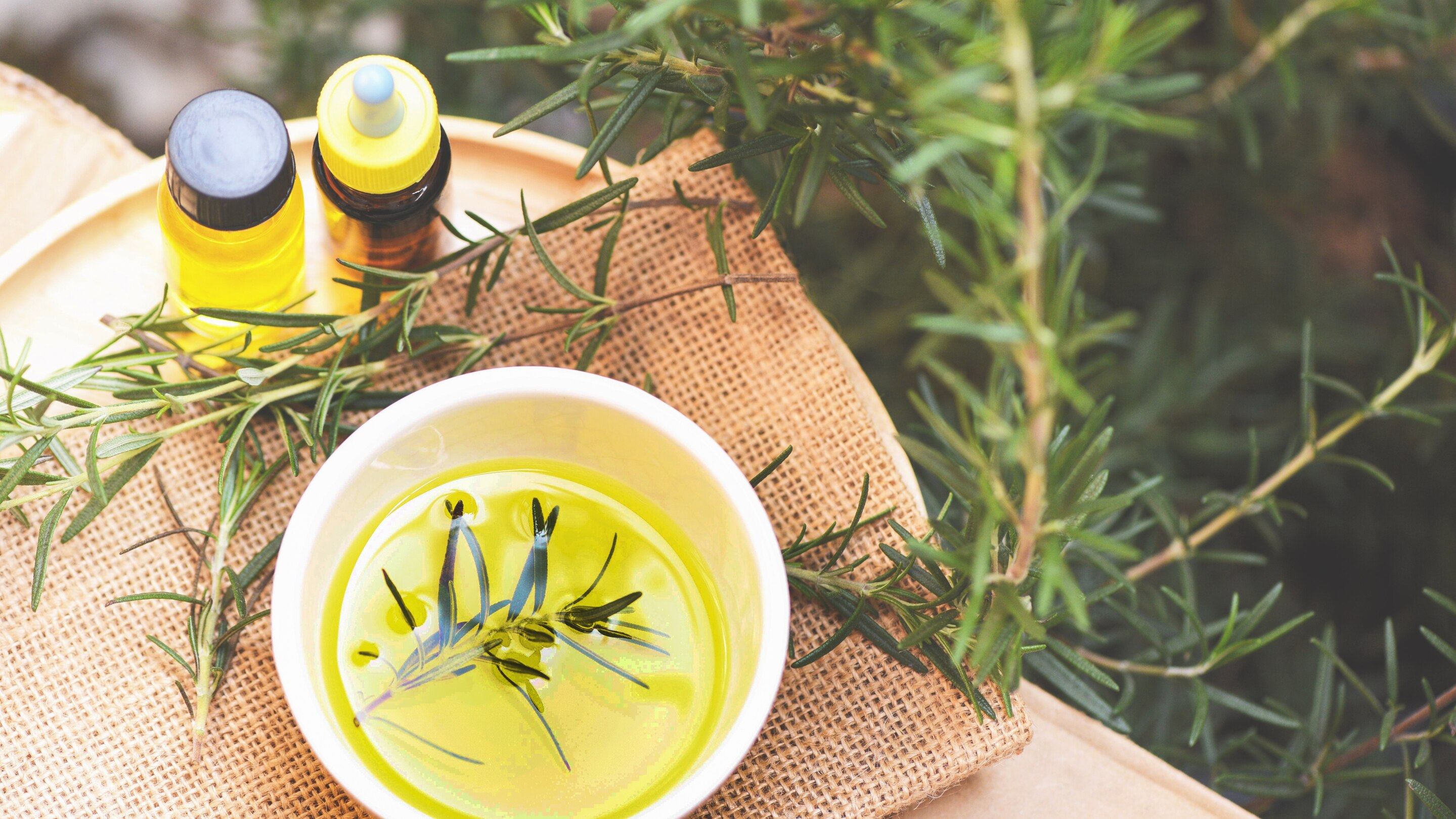 Coconut Oil and Rosemary Essential Oil Growth Booster