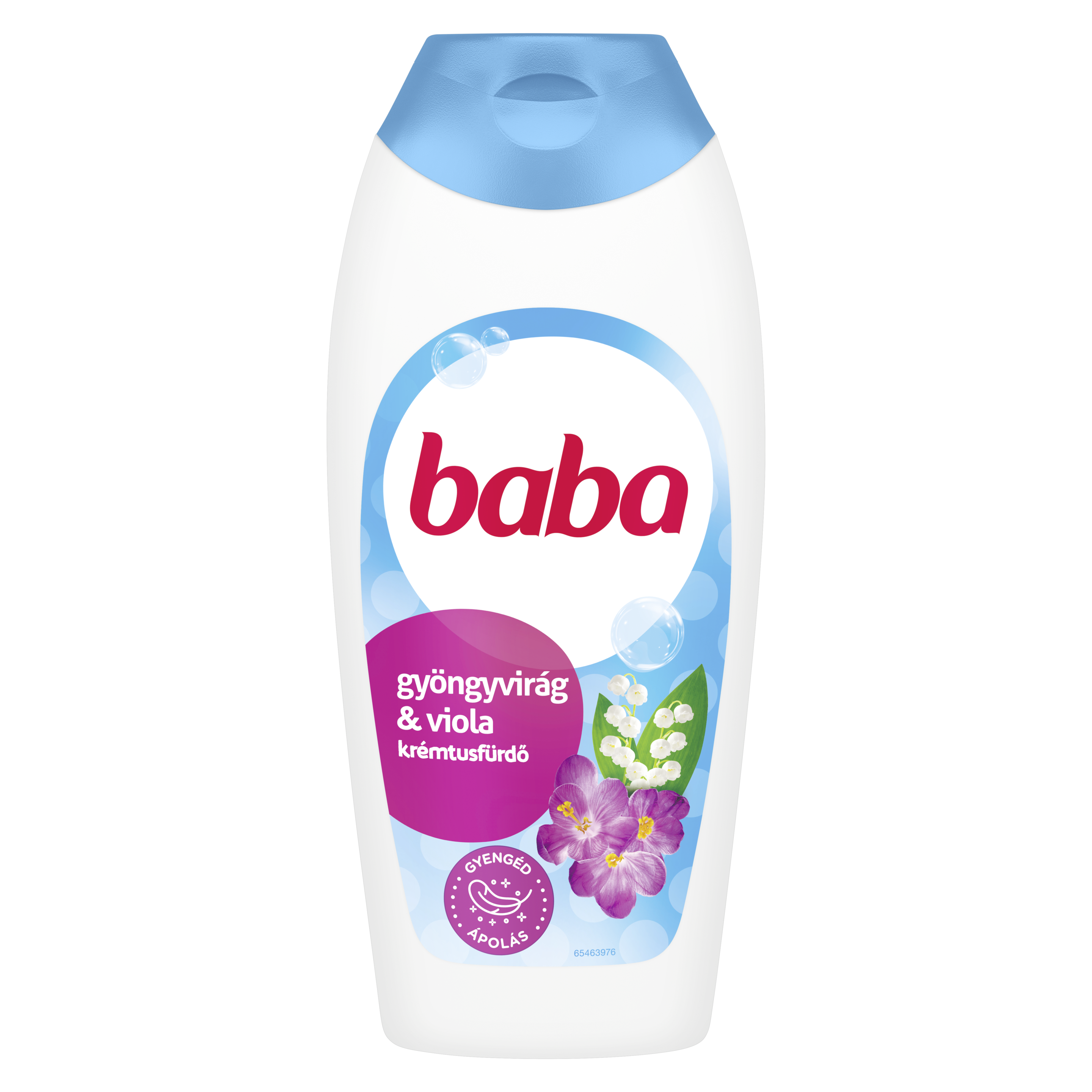 Baba tusfürdő gyöngyvirág-viola 400ml packshot