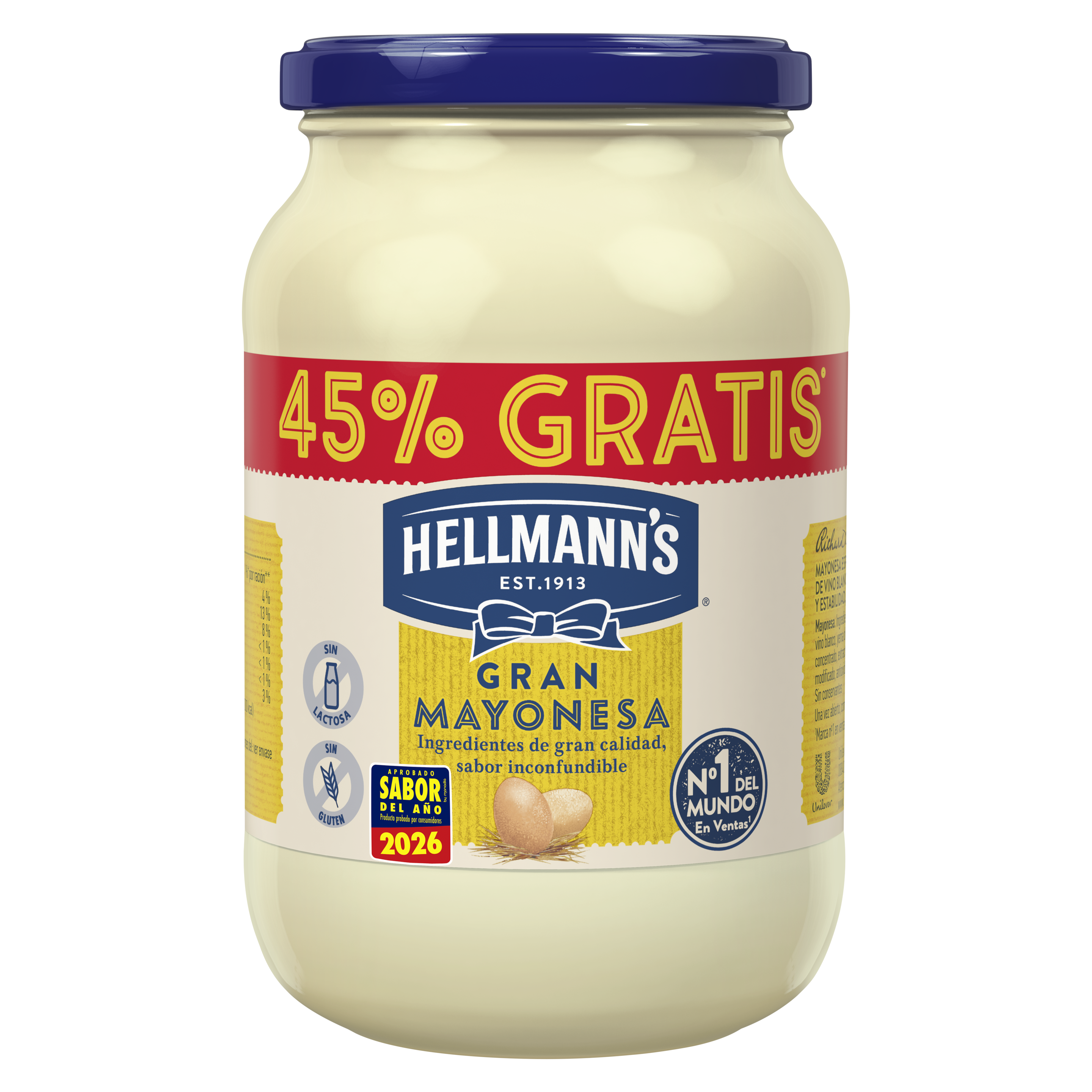 Hellmann's Gran Mayonesa (450ml) packshot