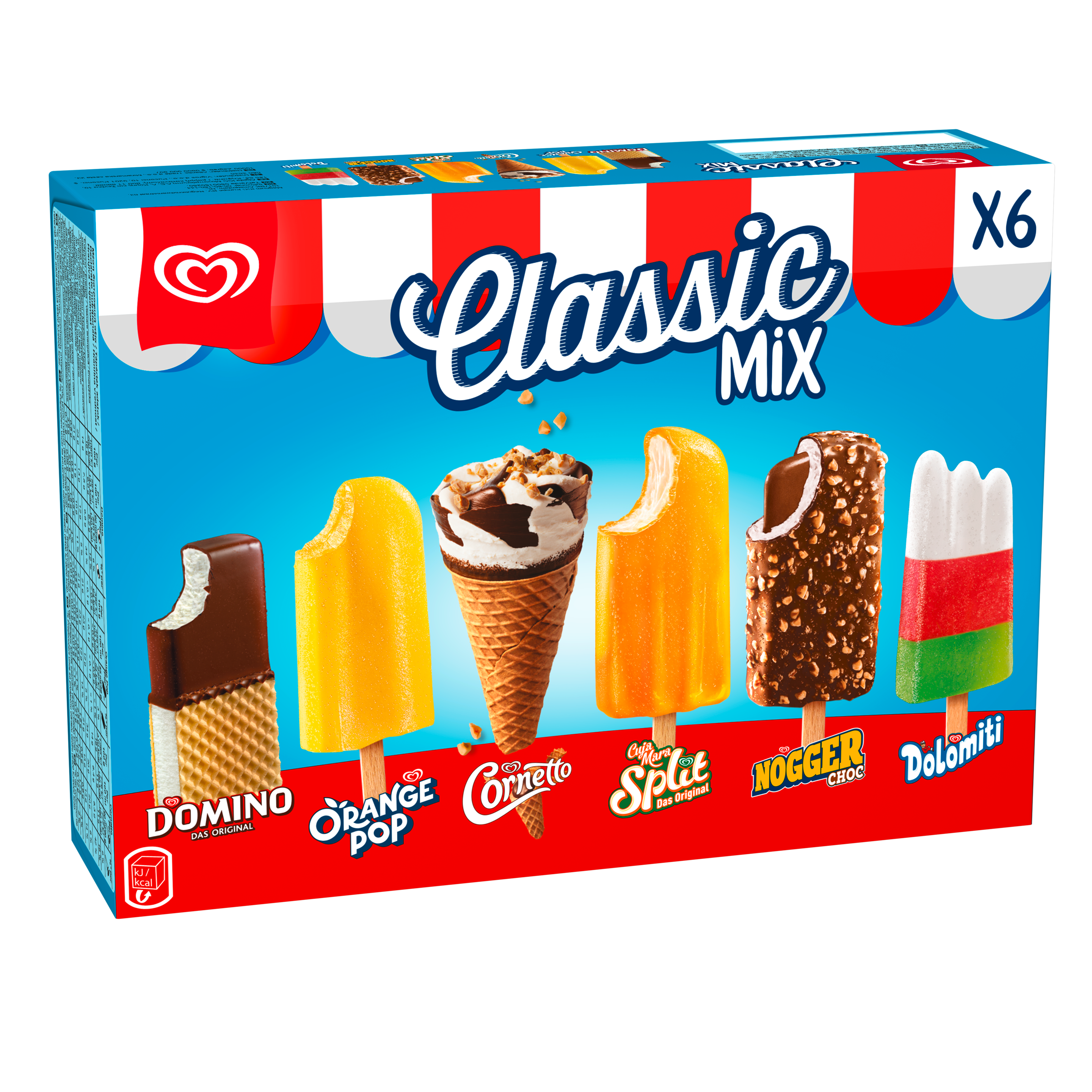 Algida Classic Mix 482ml packshot