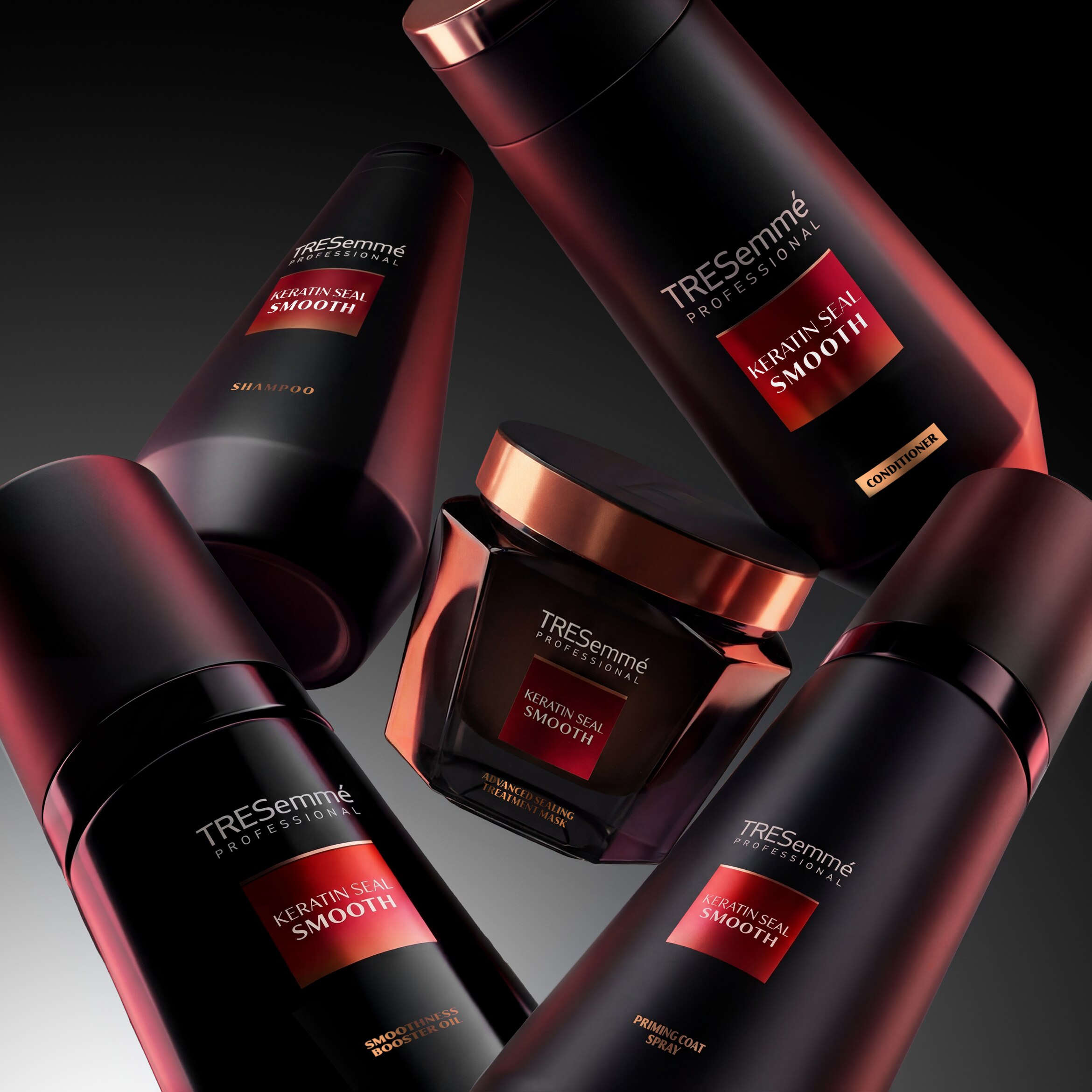 Product shot of TRESemmé Color Revitalize shampoo and conditioner
