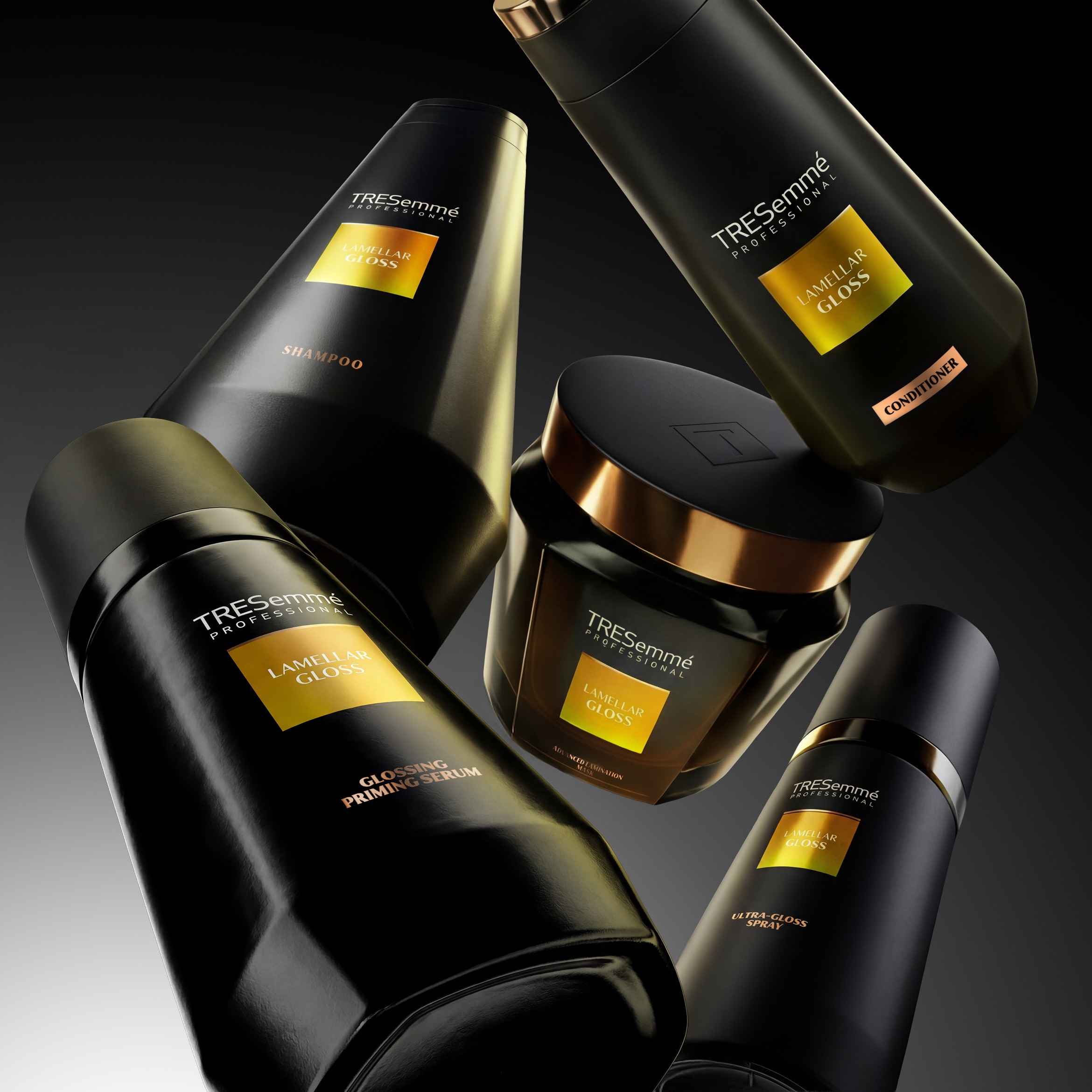 Product shot of TRESemmé Color Revitalize shampoo and conditioner