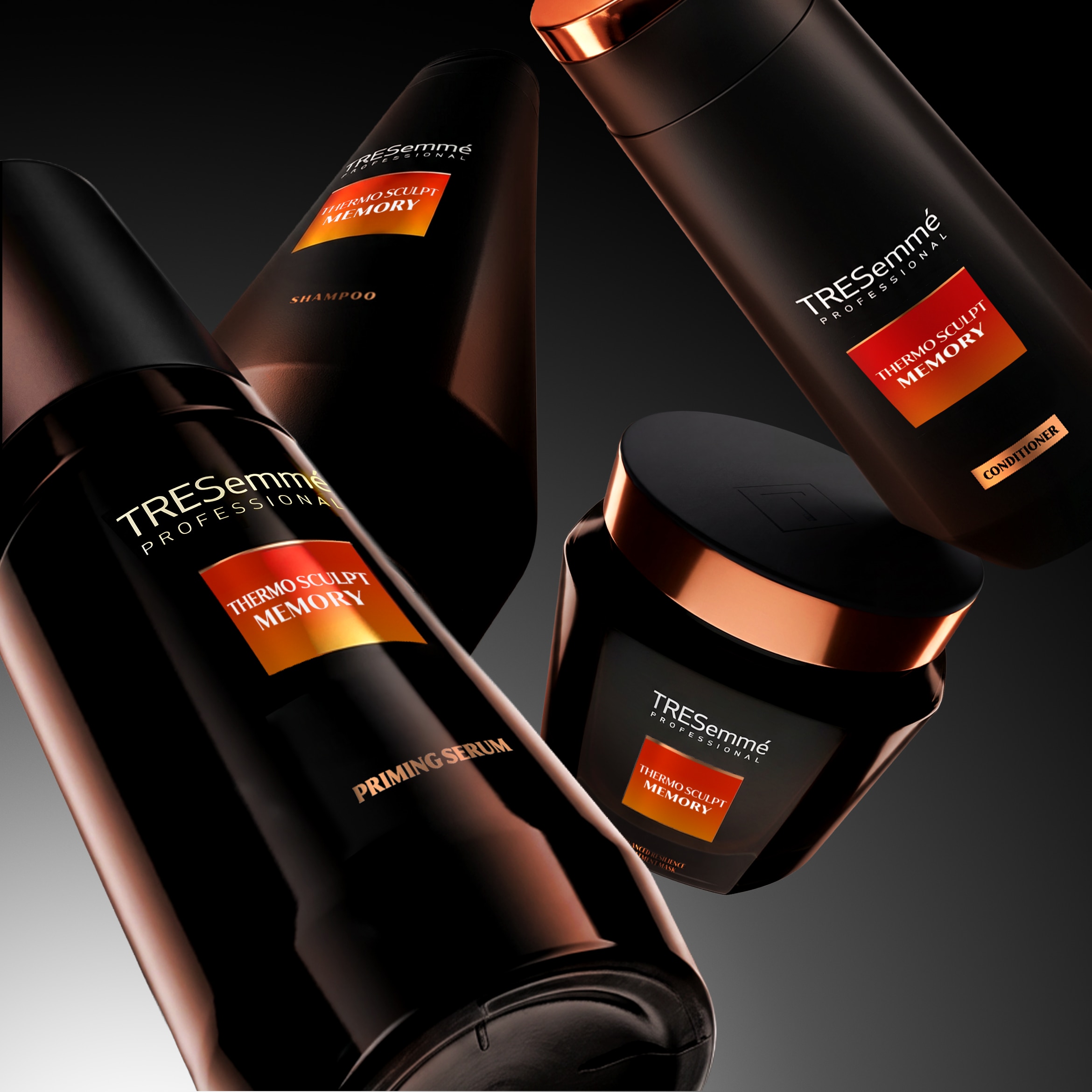 Product shot of TRESemmé Color Revitalize shampoo and conditioner