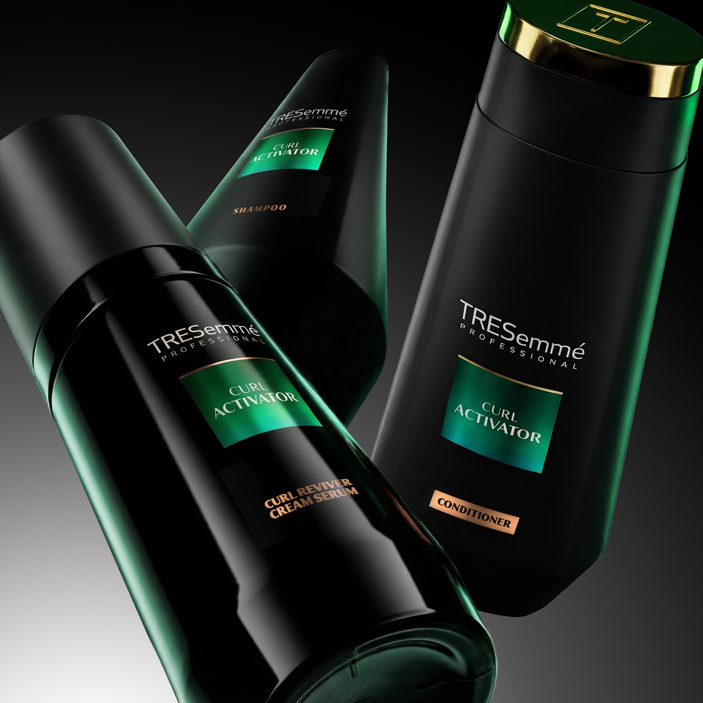 Product shot of TRESemmé Color Revitalize shampoo and conditioner