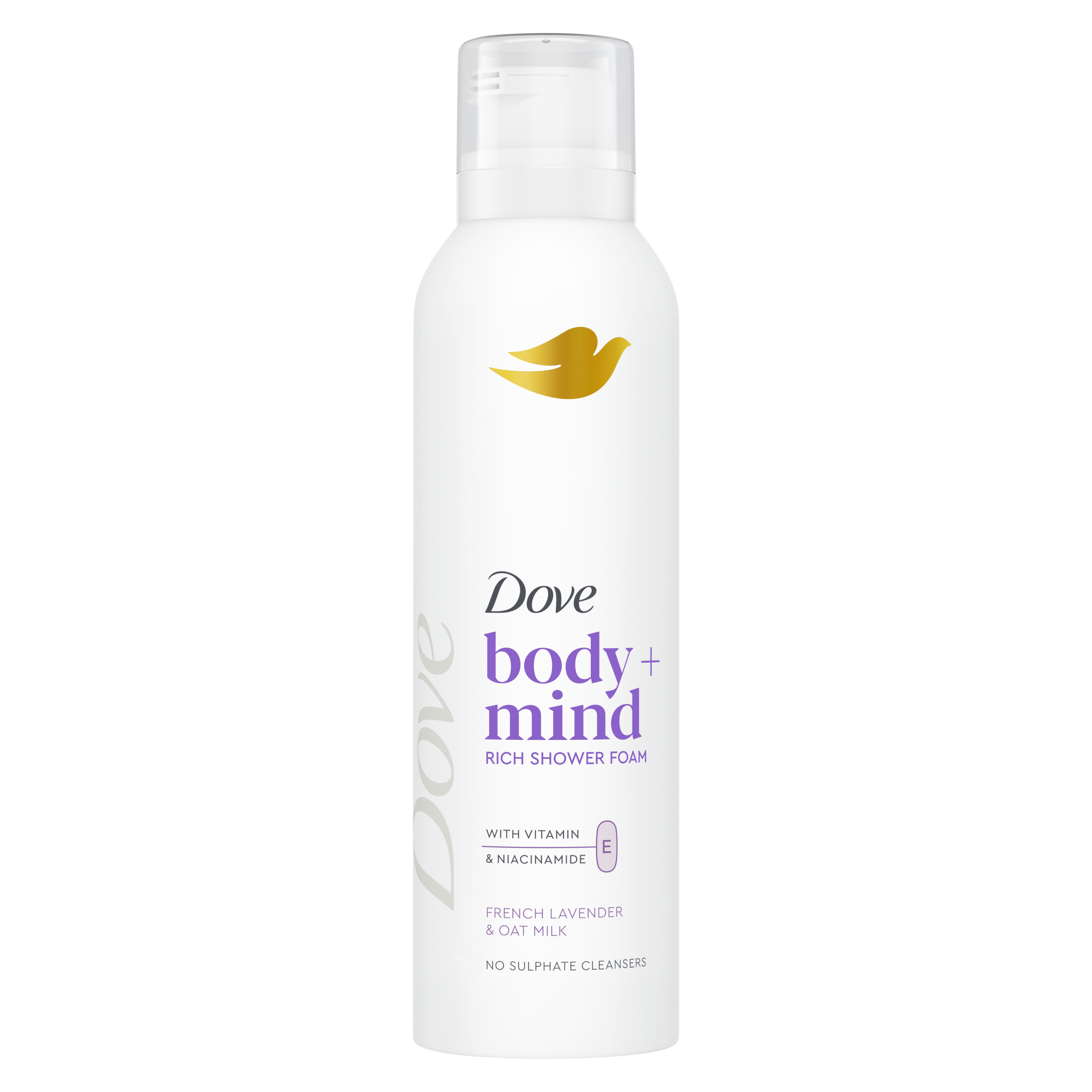 Dove French Lavender Rich Shower Foam 200 ml packshot