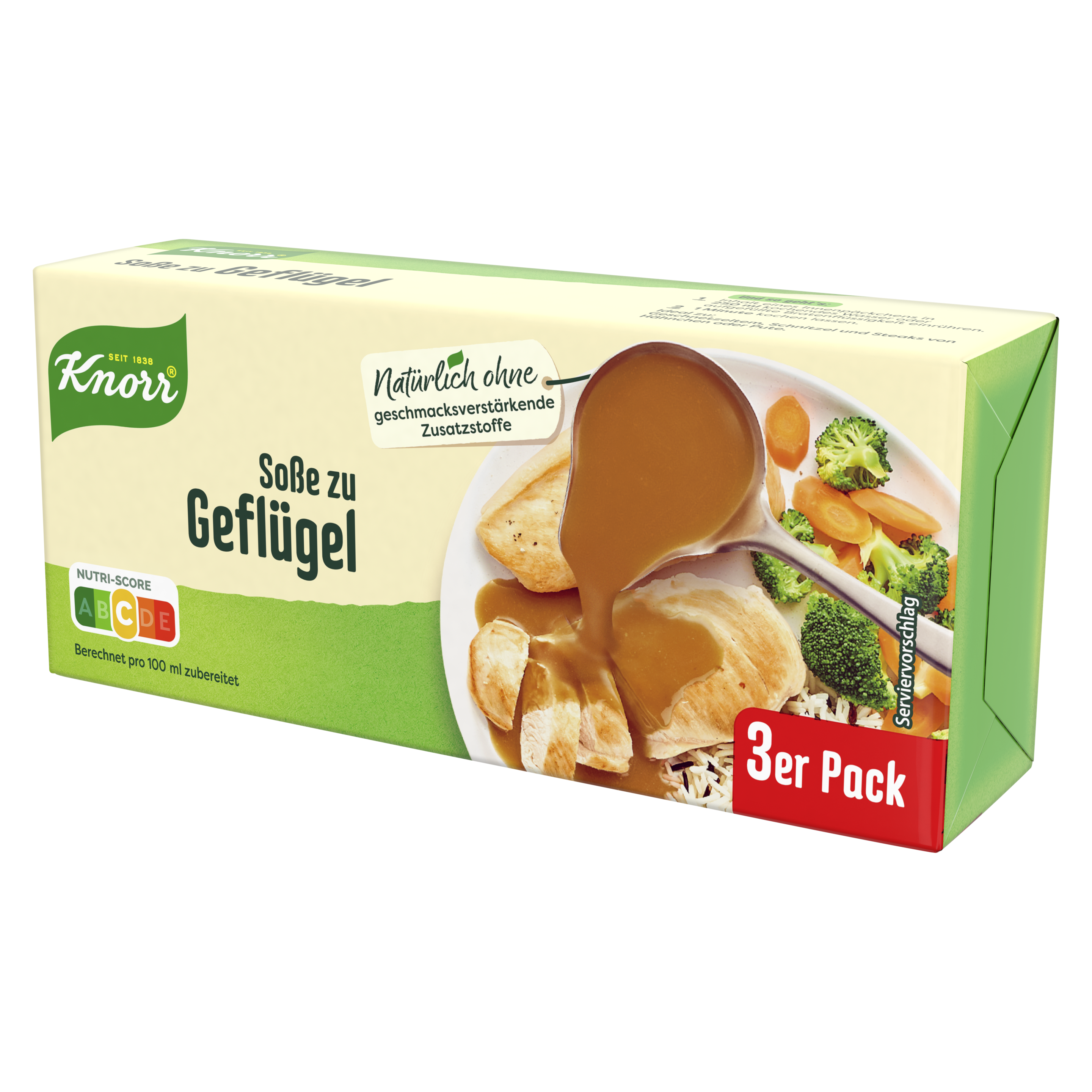Knorr Geflügel Soße ergibt 3 x 250 ml