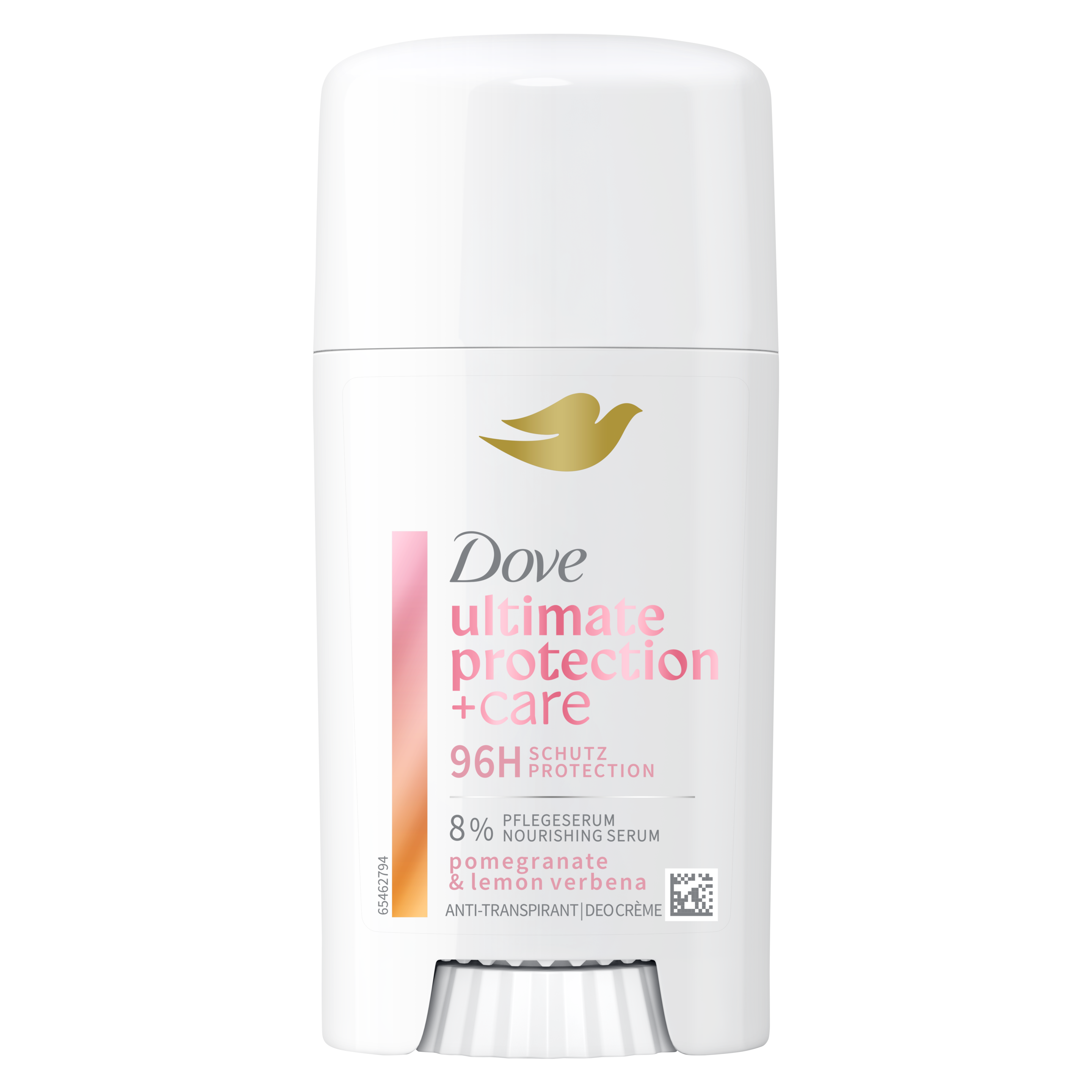 ultimate protection + care Anti-Transpirant-Creme in einem weiß-rosanen Design packshot