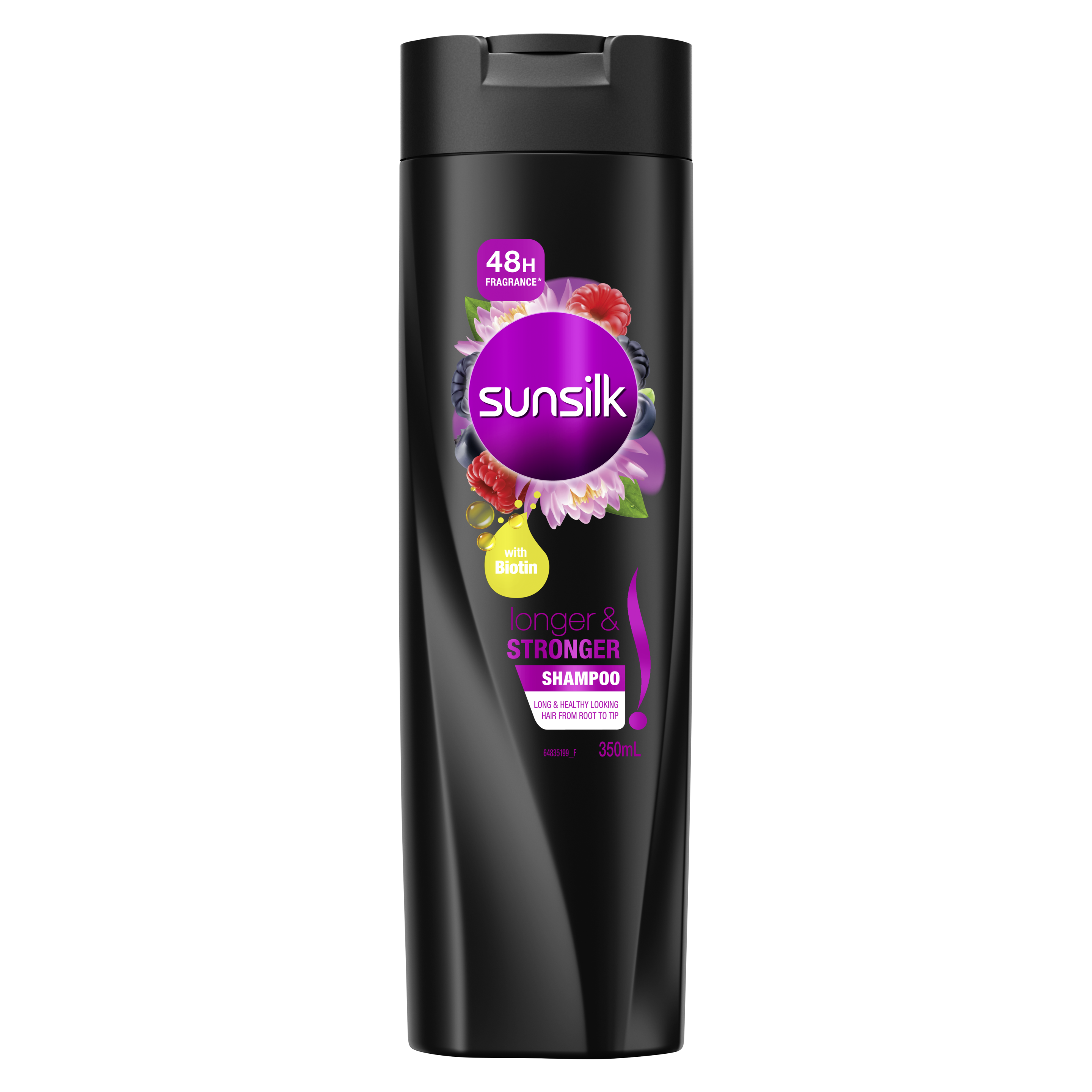Sunsilk Longer and Stronger* Shampoo 350ml packshot