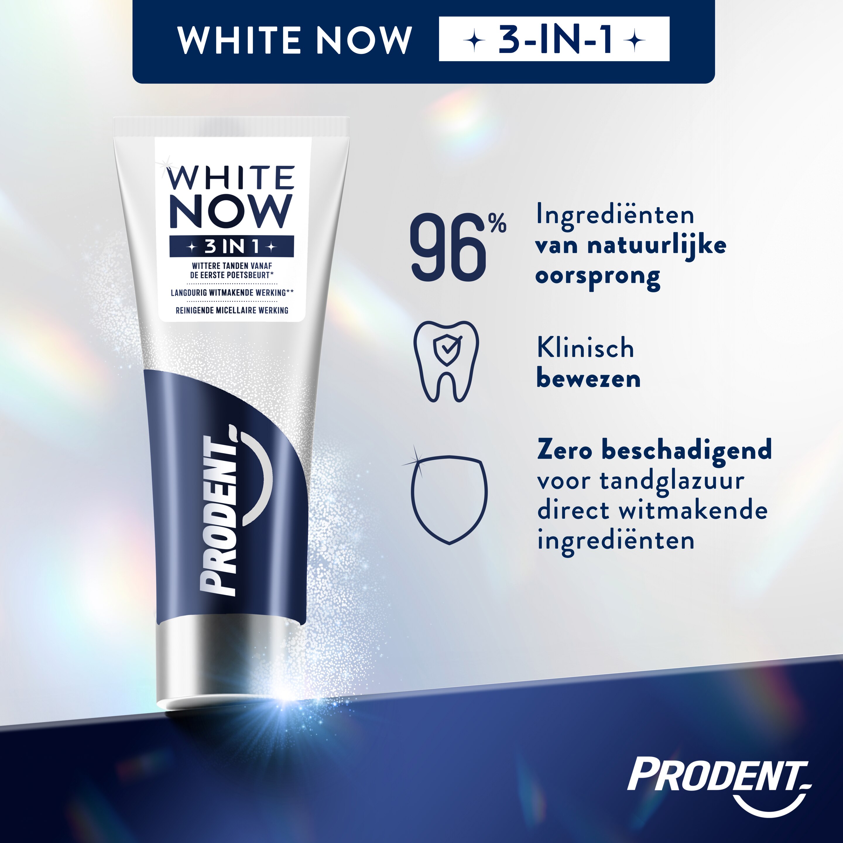 Prodent White Now 3-in-1 75ml - Supplementary image