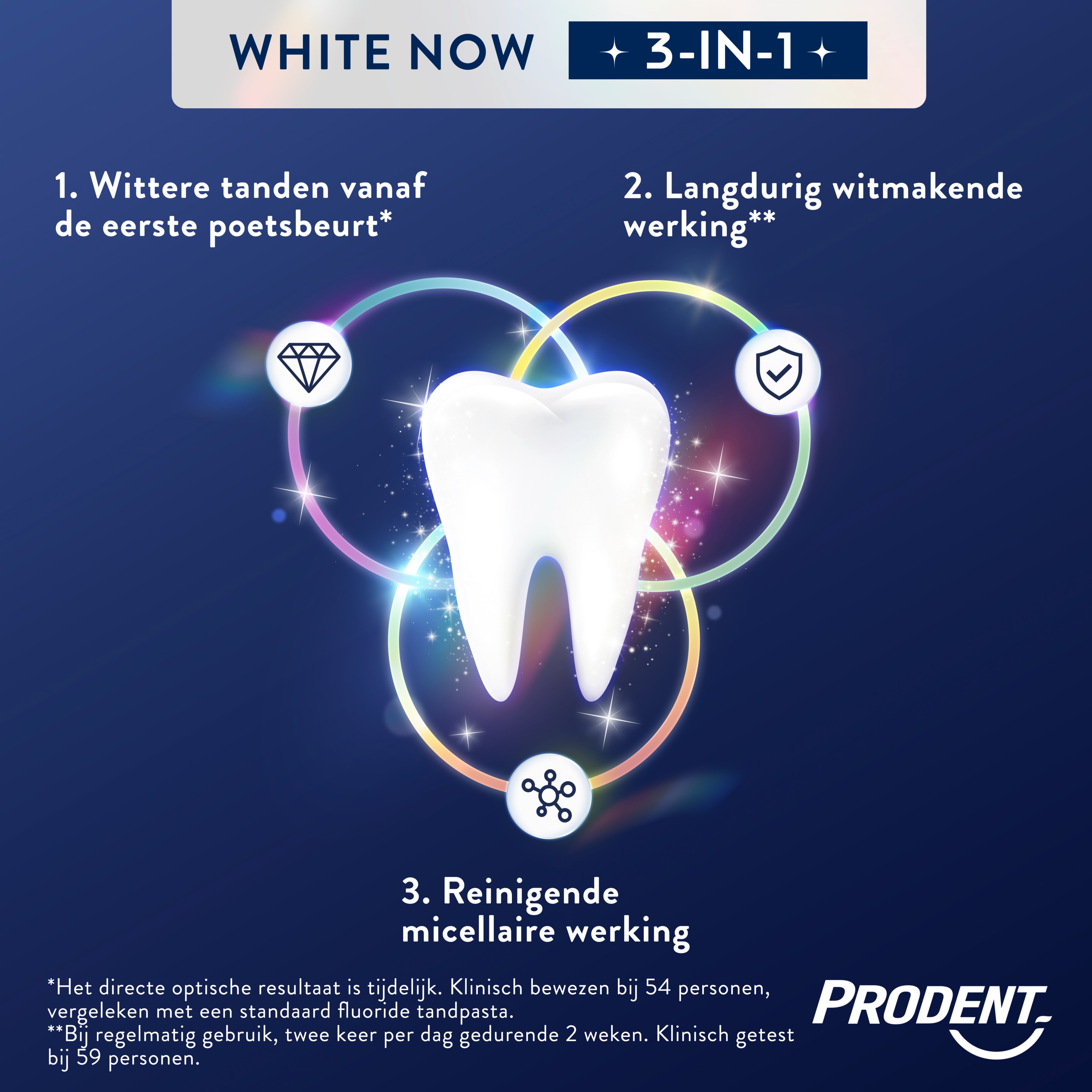 Prodent White Now 3-in-1 75ml - Supplementary image