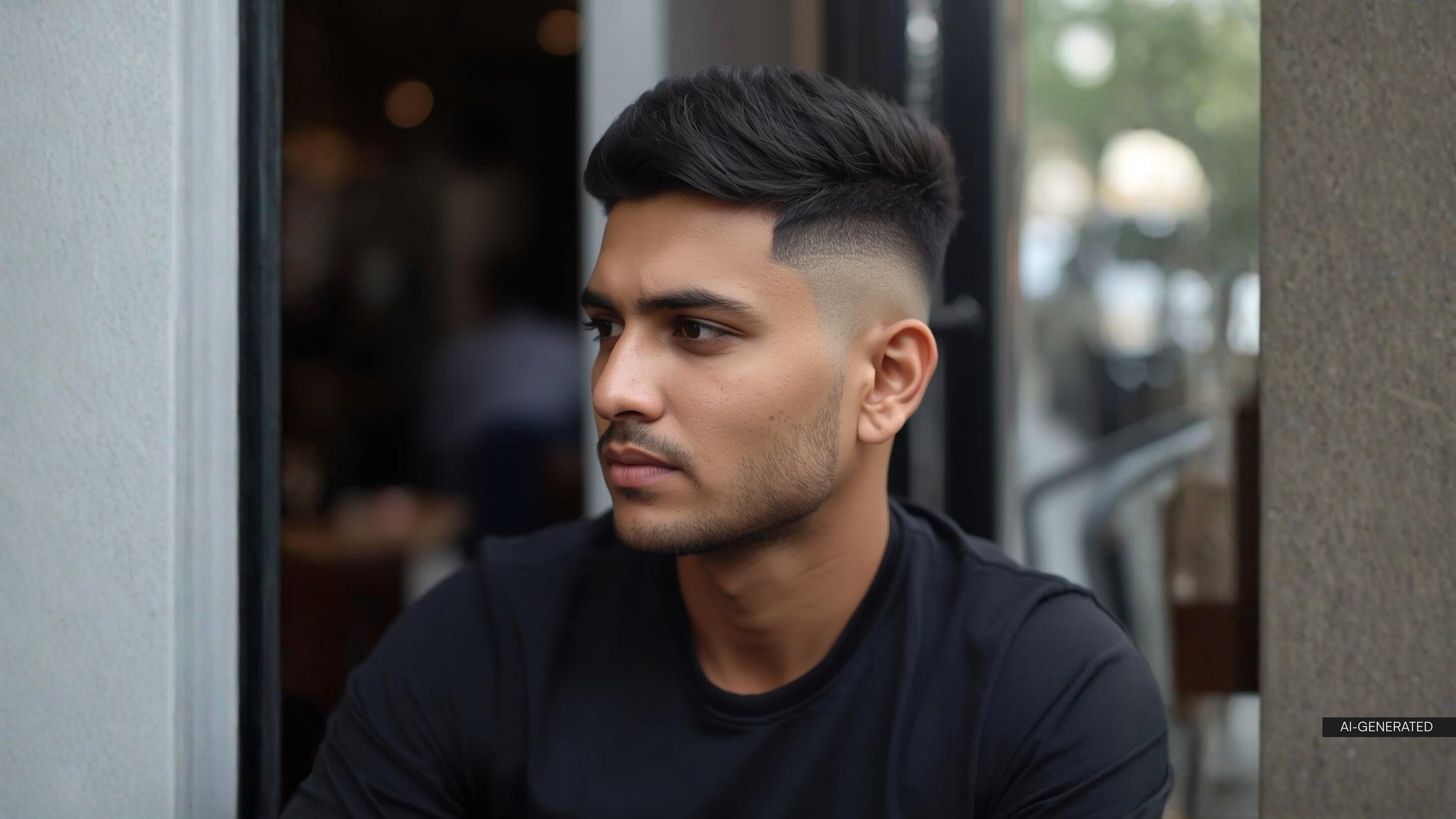 10. Textured Crop with Taper Fade