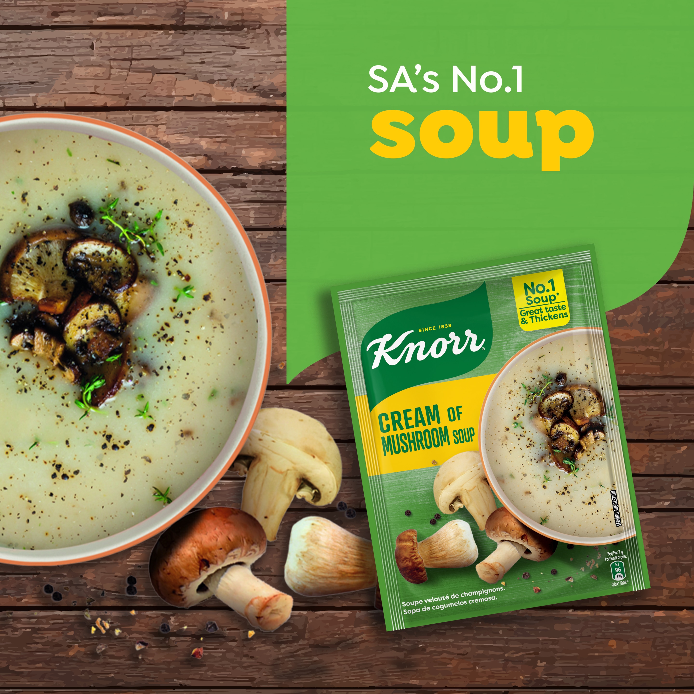 Knorr  Cream of Mushroom  Soup  45g