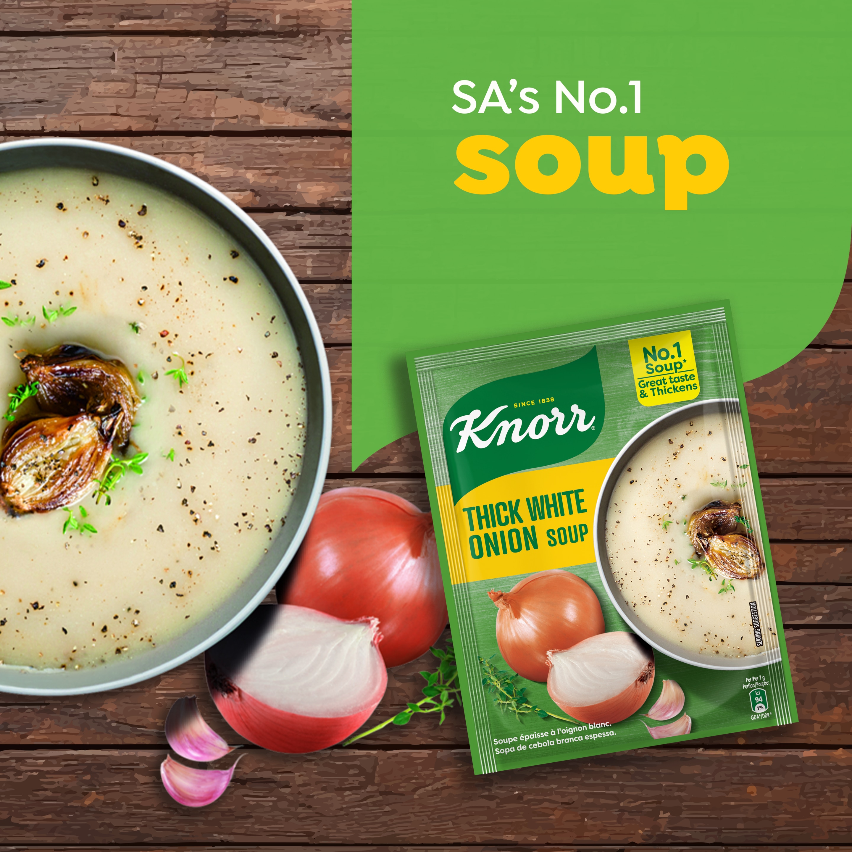 Knorr  Thick White Onion  Soup  45g