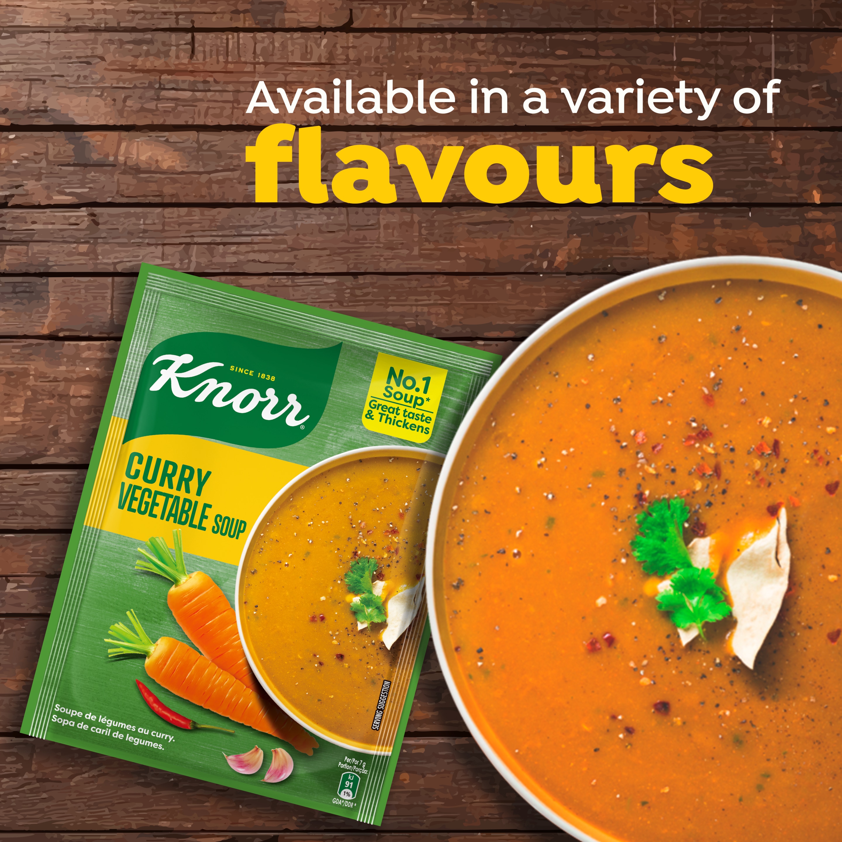 Knorr  Curry Vegetable  Soup  45g