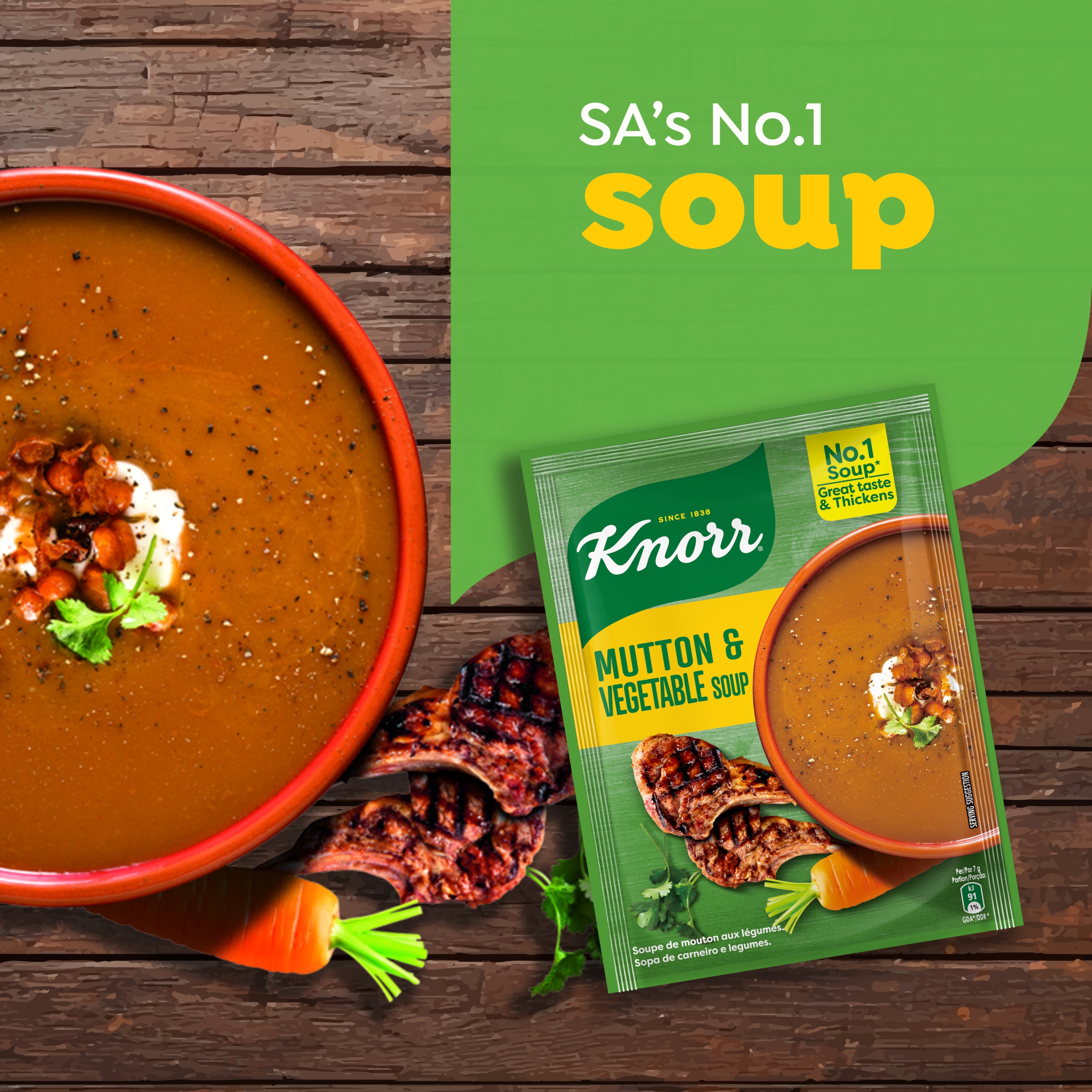 Knorr  Mutton and Vegetable  Soup  45g