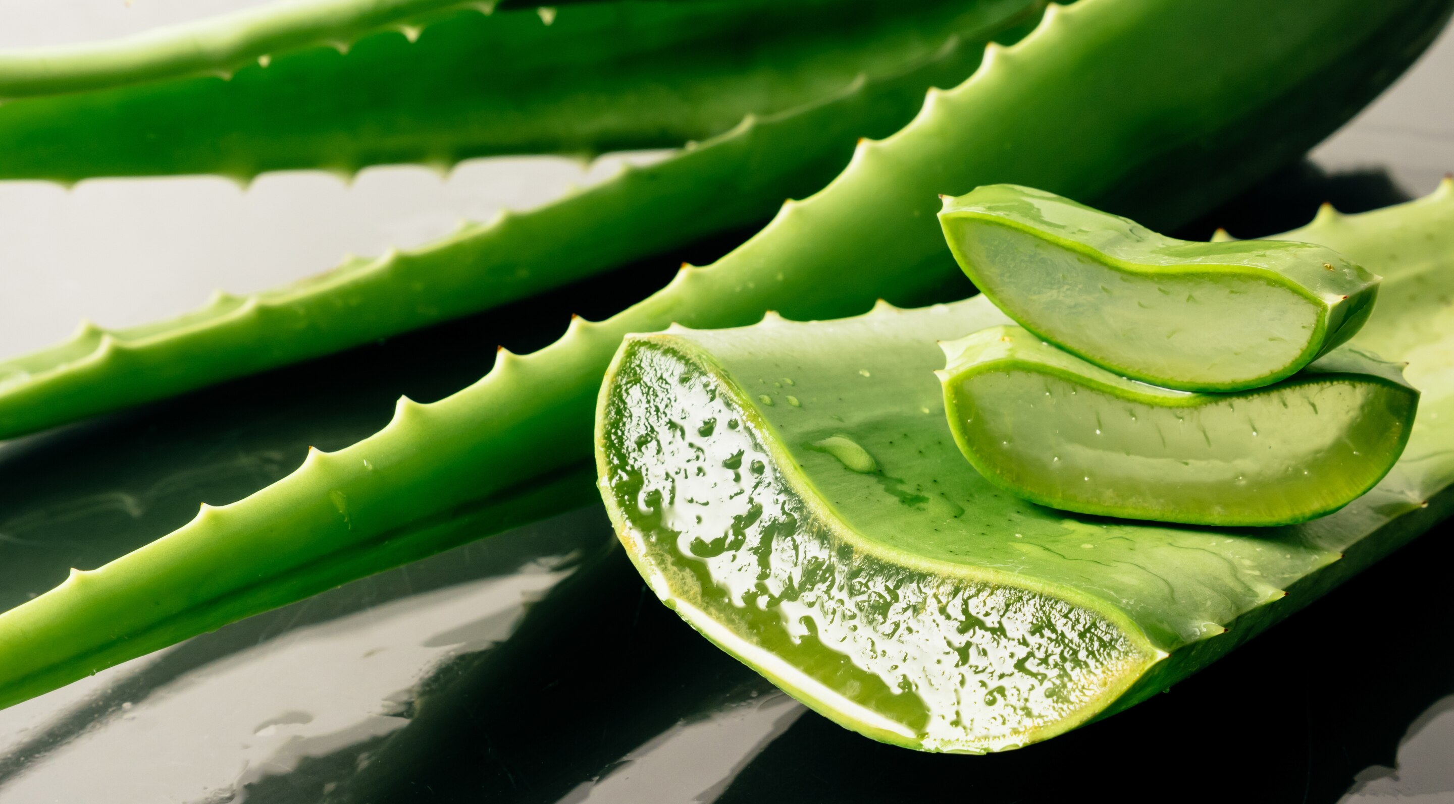Aloe vera provides: