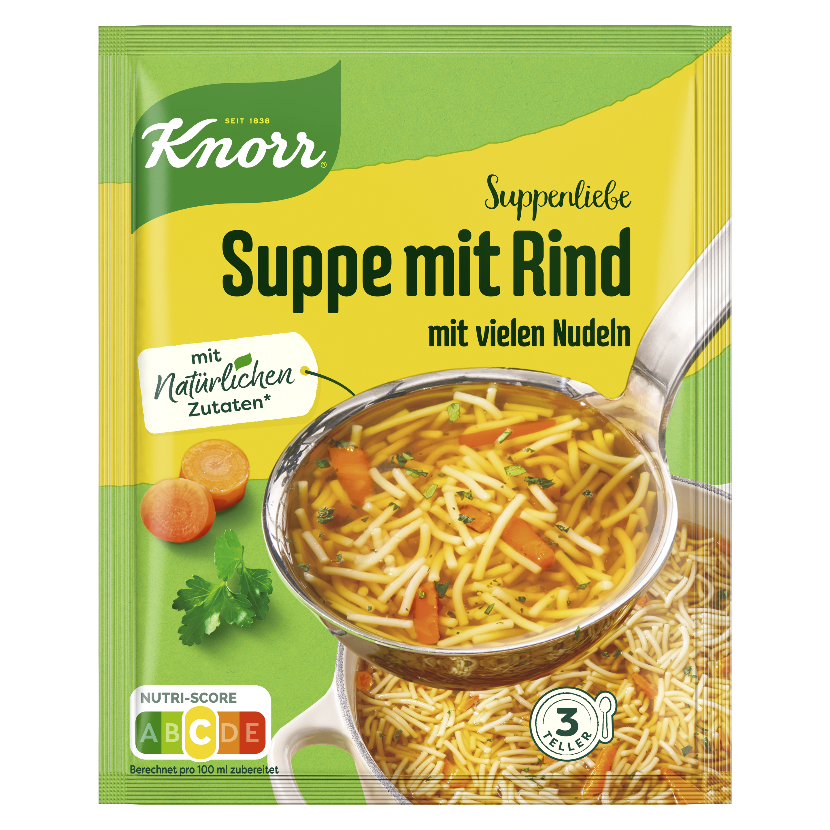 Knorr Suppenliebe Suppe mit Rind 750ml Beutel packshot