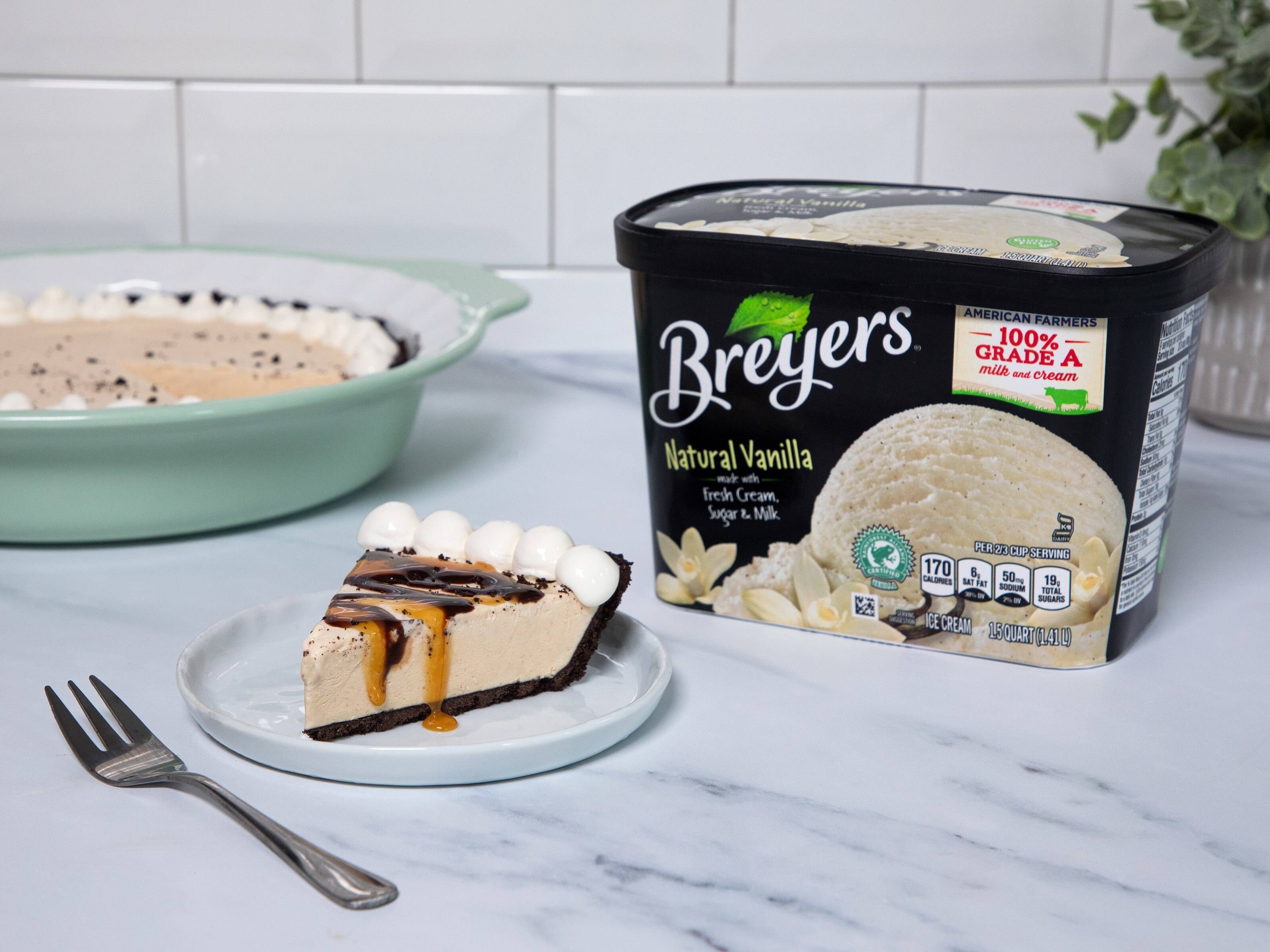 Easy Peanut Butter Ice Cream Pie  Recipe